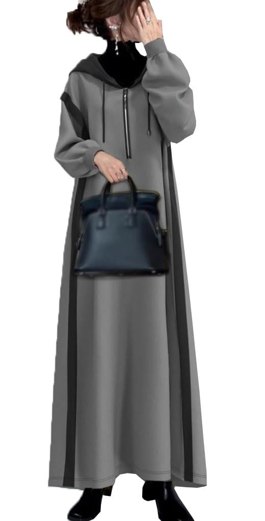 【送料無料】[DYIOPMFGZ] レディース パーカーワンピース ロングワンピース ワンピース ロングパーカー..