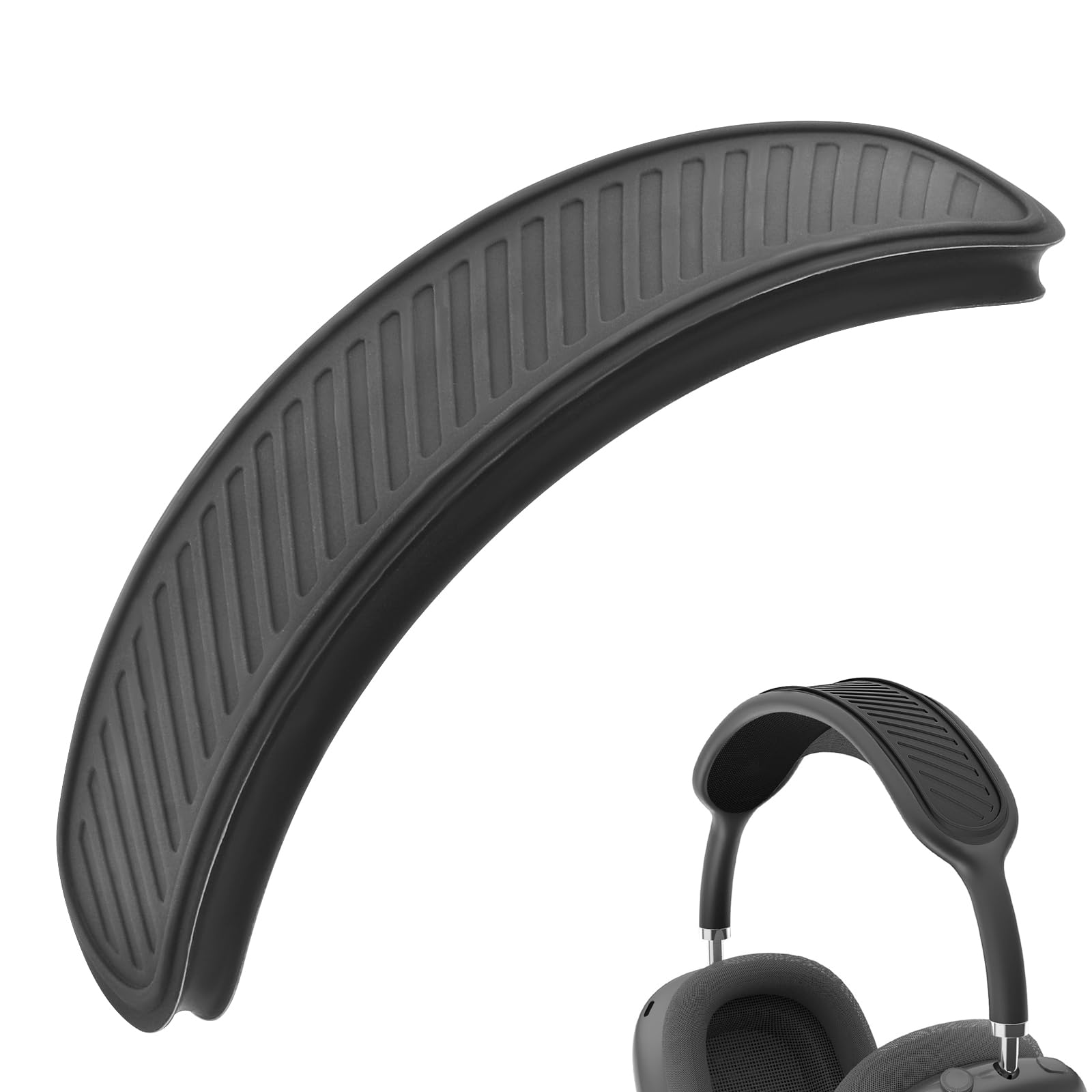 【送料無料】シリコンヘッドバンドカバー 交換用ヘッドバンドクッション 洗えるヘッドトップパッドプロ..