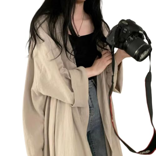 【送料無料】[R10righten] カーディガン レディース トップス アウターウエア 長袖 綿麻 薄手 ゆったり..