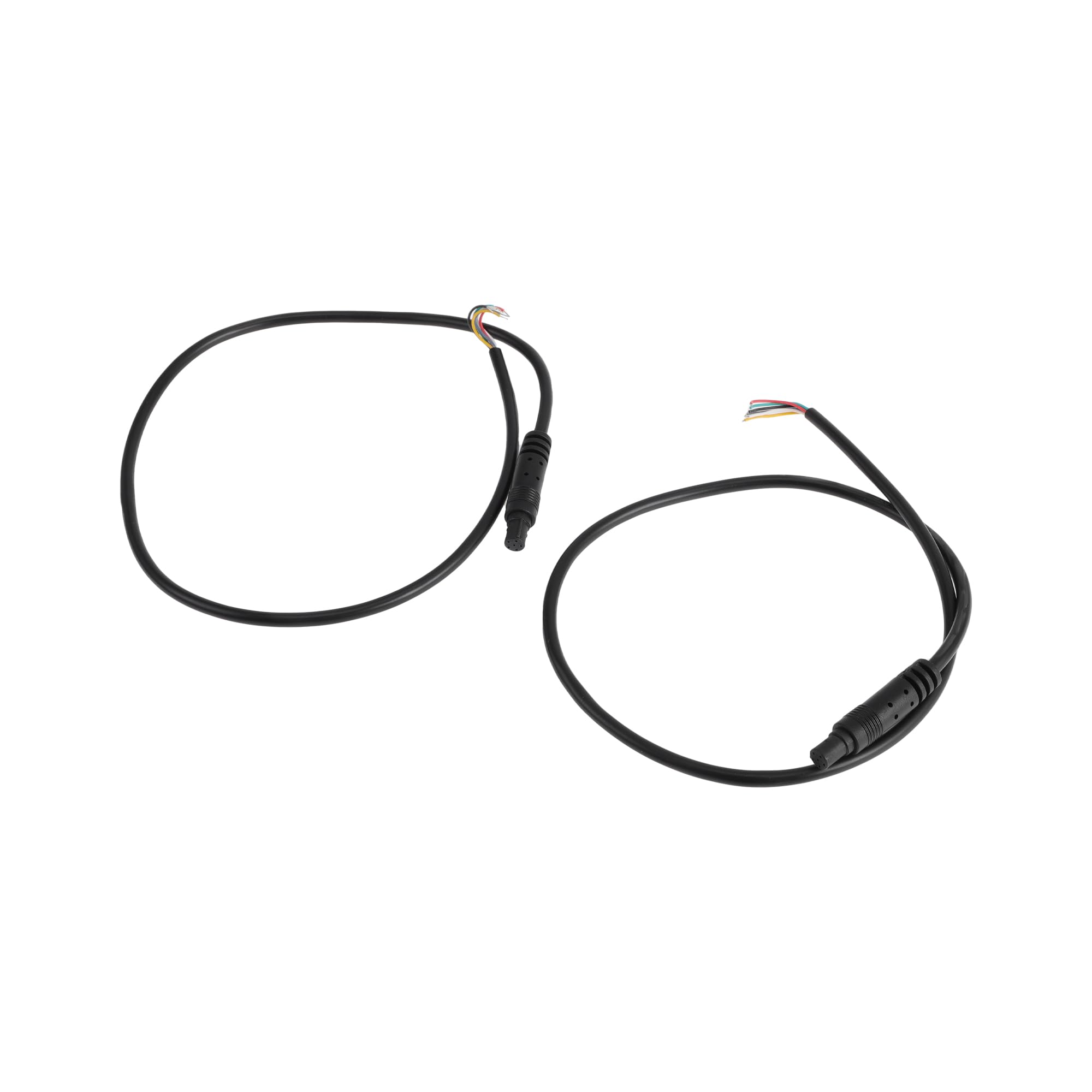 【送料無料】HEROFFIX モニターおよびバックアップリバースリアビューパーキングカメラビデオケーブル延長バックアップカメラ6ピン女性ビデオケーブル0.5m/1.64ftブラックプラスチック 金属 色：ブラック