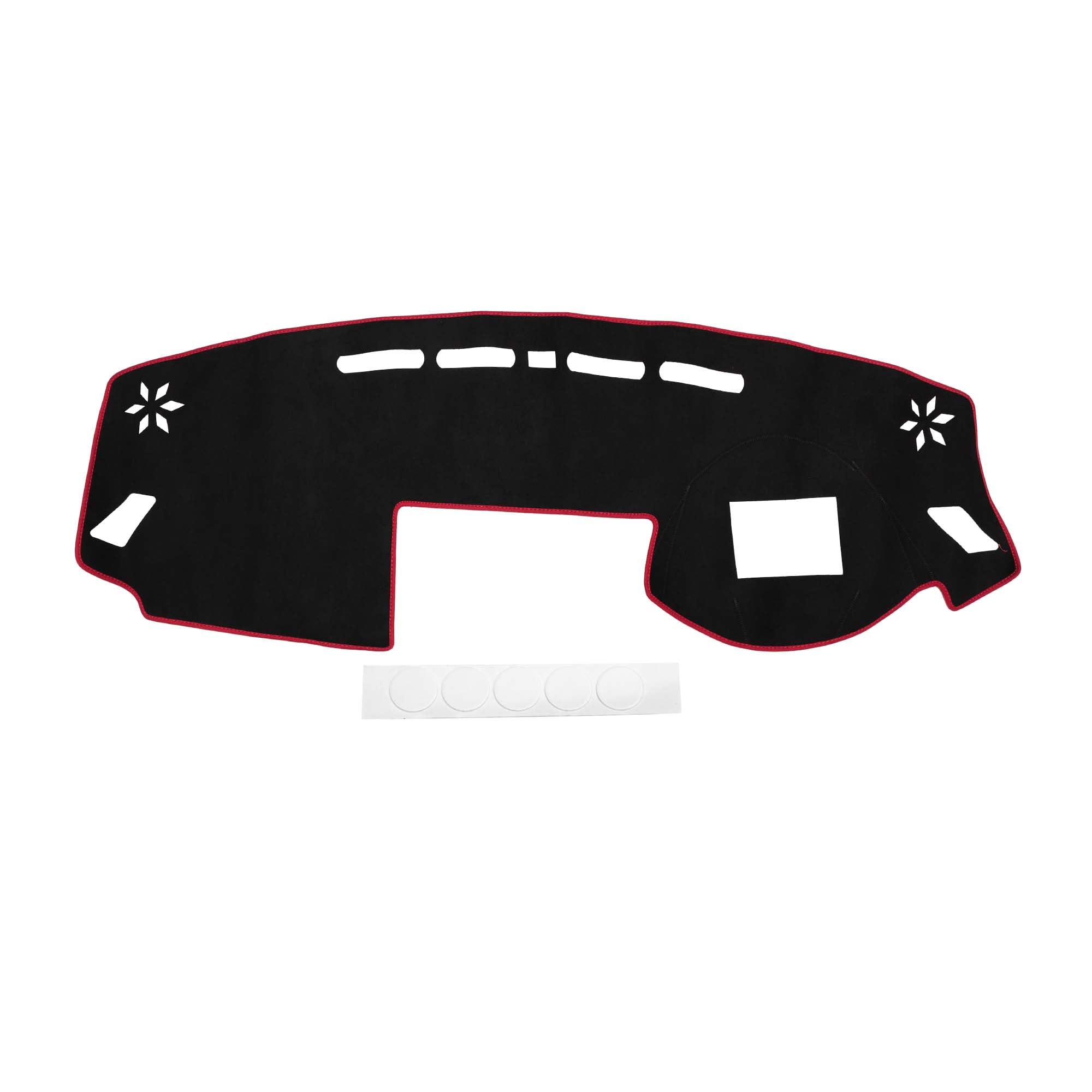 【送料無料】HEROFFIX ダッシュボードダッシュカバー 三菱エクリプスクロス 2018-2024 インテリアダッシュボードマット シリコンスエード 色：レッド