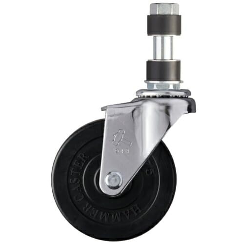 【送料無料】ハンマーキャスター(Hammer Caster) パイプ差込自在ゴム車 75mm 4206EX-R75