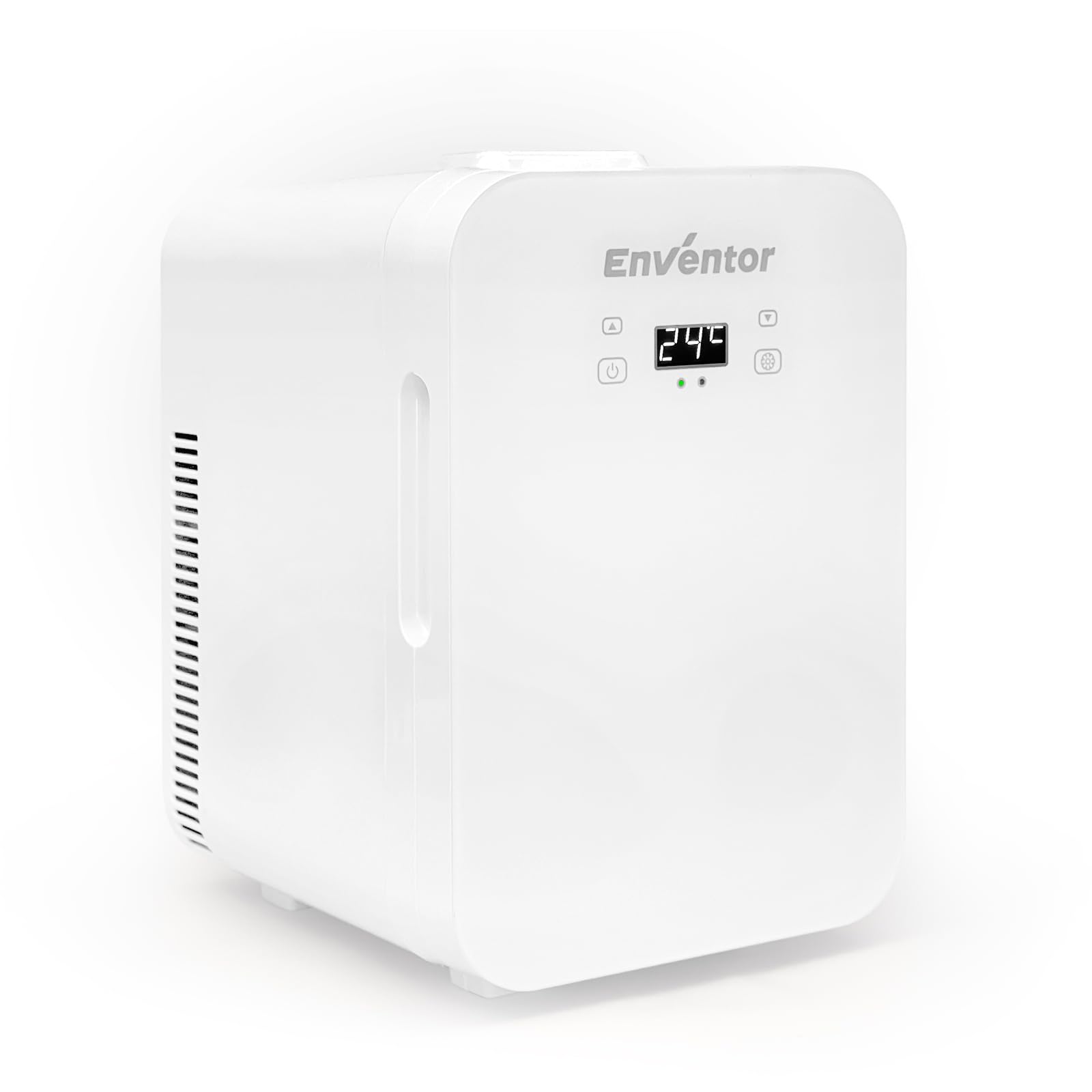 【送料無料】Enventor 冷蔵庫 冷温庫 小型 保冷保温用 ミニ冷蔵庫 省エネ 静音 職場 卓上 寝室 家庭用 スキンケア 色：新10L(ホワイト)