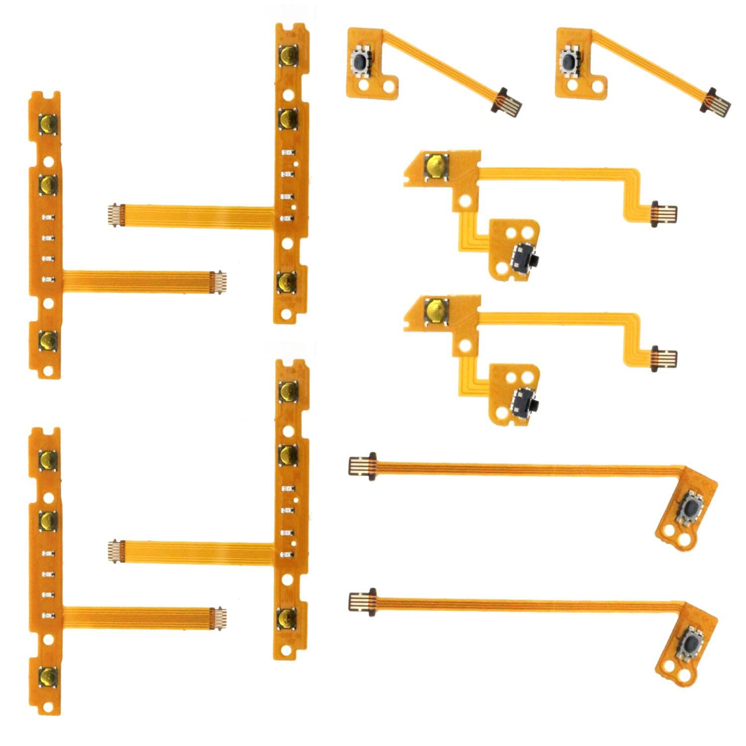 【送料無料】交換用部品 ニンテンドースイッチ NS ジョイコン 修理 と互換性がある ジョイコン 修理キット コントローラー 修理 (10 in 1) 交換用部品 左/右 L/ZL/ZR/SL/SR コントローラ修理キット ジョイコン 互換 (10インストール) 色：ジョイコンキット（10点）