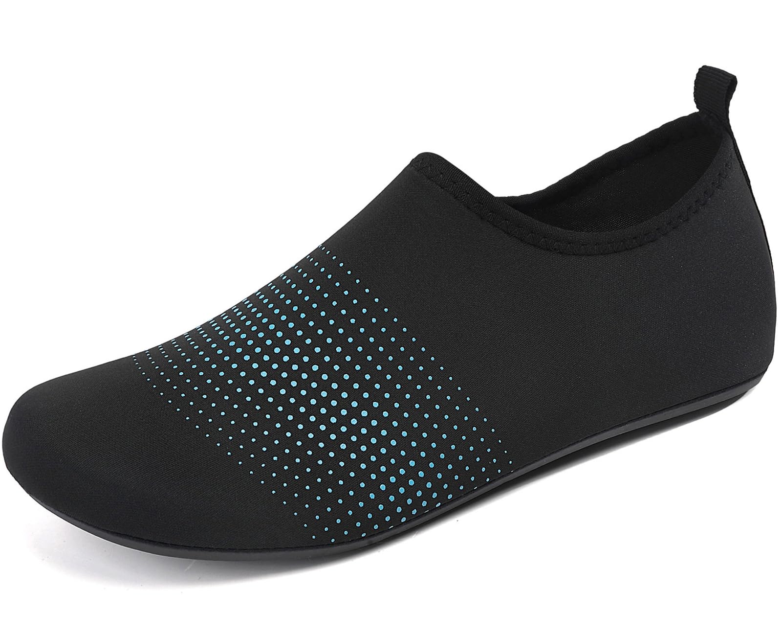 【送料無料】[kepglow] マリンシューズ ウォーターシューズ アクアシューズ メンズ 水陸両用 川 水遊び 靴 サーフ ダイビングシューズ ビーチサンダル ヨガ 男女兼用 ブラック 28.5cm 色：793青の点、サイズ：28.5 cm