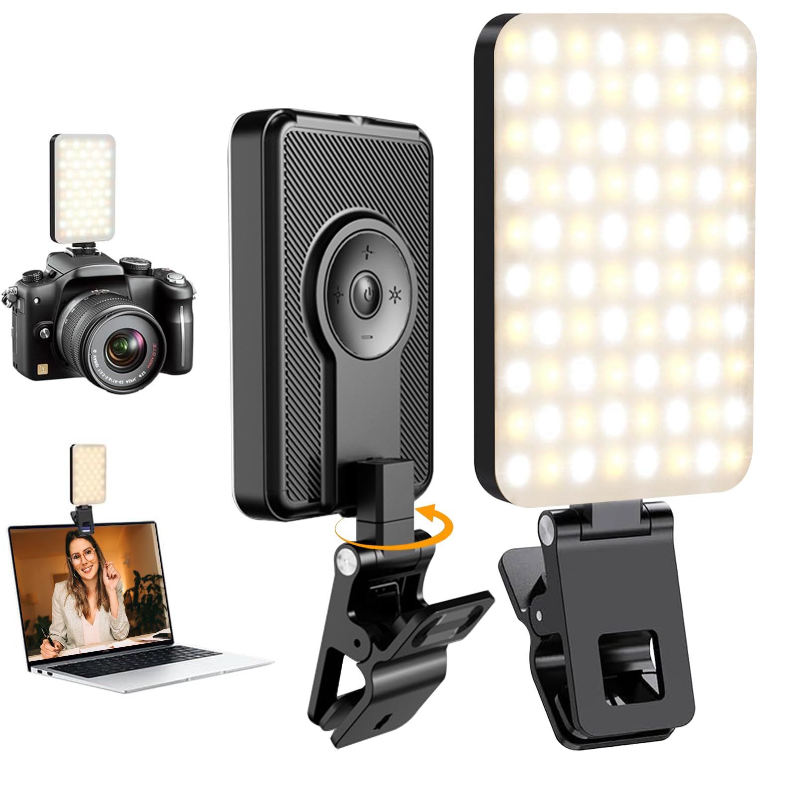 【送料無料】Lamiishop 撮影用ライト スマホ ライト 撮影 5色モード5段階調光 リングライト スマホ 充..