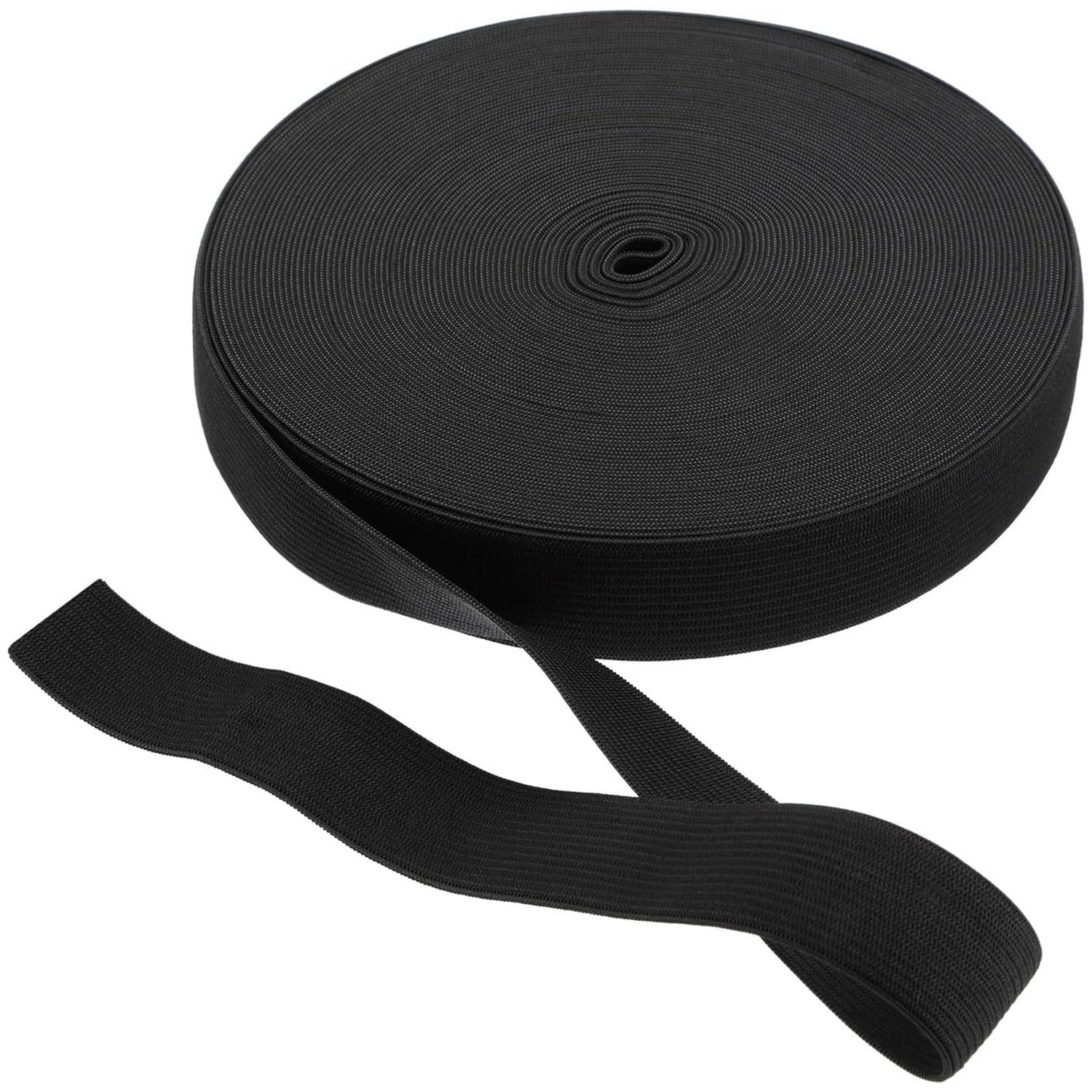 【送料無料】平ゴム 弾性ゴム 4仕様 ホワイト/ブラック 2色 裁縫用高弾性バンド ズボンリペア用 手芸裁..