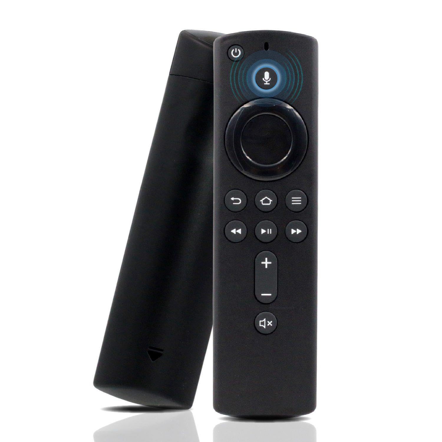 【送料無料】KKLM TVリモコン 交換用 音声認識リモコン テレビリモコン 交換用テレビリモコン 音声認識機能付き プリセットAPPボタン搭載 リモコンのみ 色：B、サイズ：B