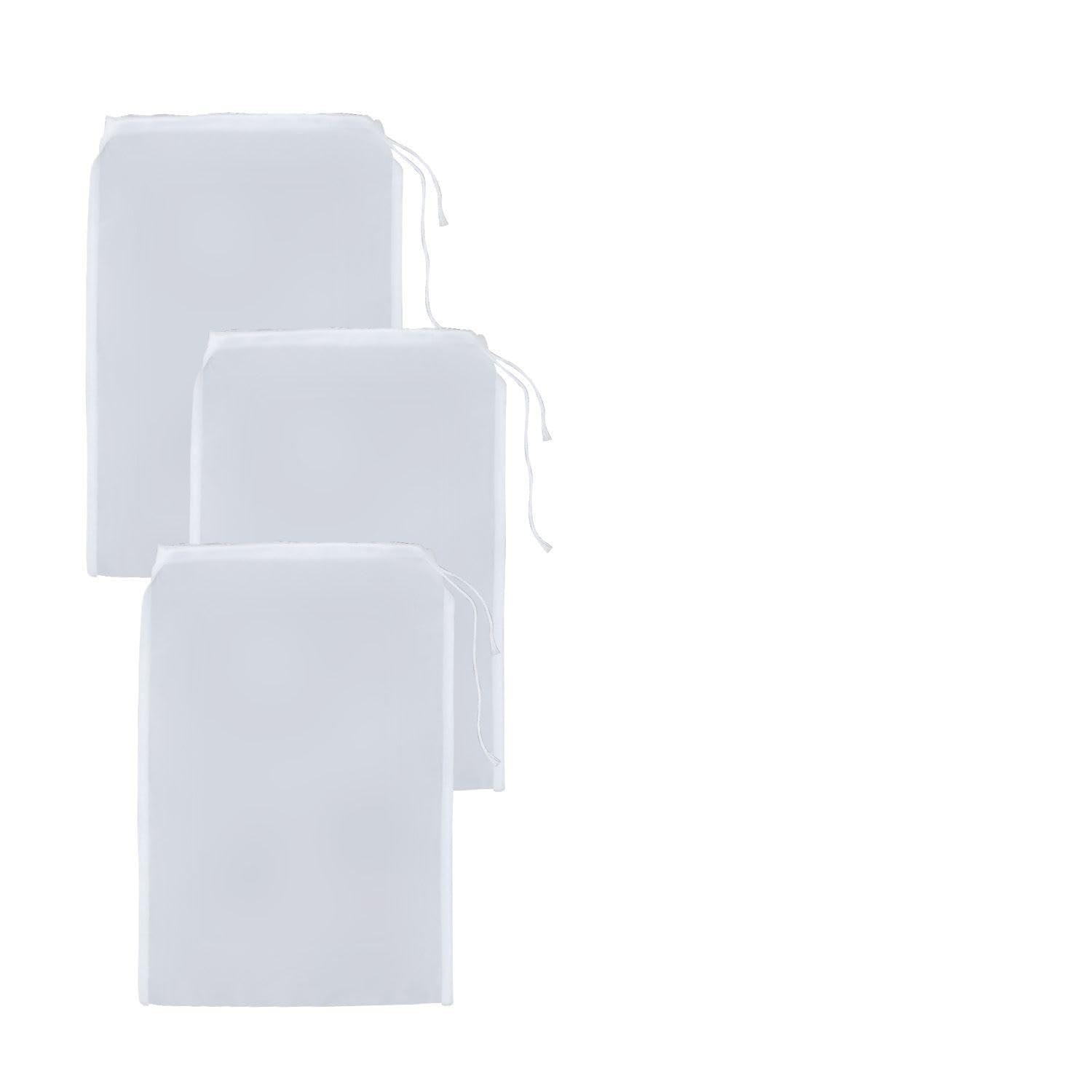 【送料無料】KKLM 濾過ネット こし袋 3本セット (20cm x 30cm) こし袋 だしこし袋 固液分離再利用可能 ..