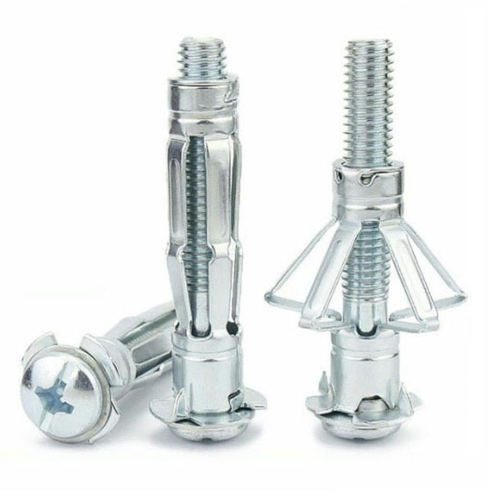 【送料無料】FACETHALO 石膏ボード アンカー M4 M5 M6 M8 ボードアンカー 石膏ボード 膨張ボルト 金属製膨張ボルト 多規格対応の膨張管釘 建...