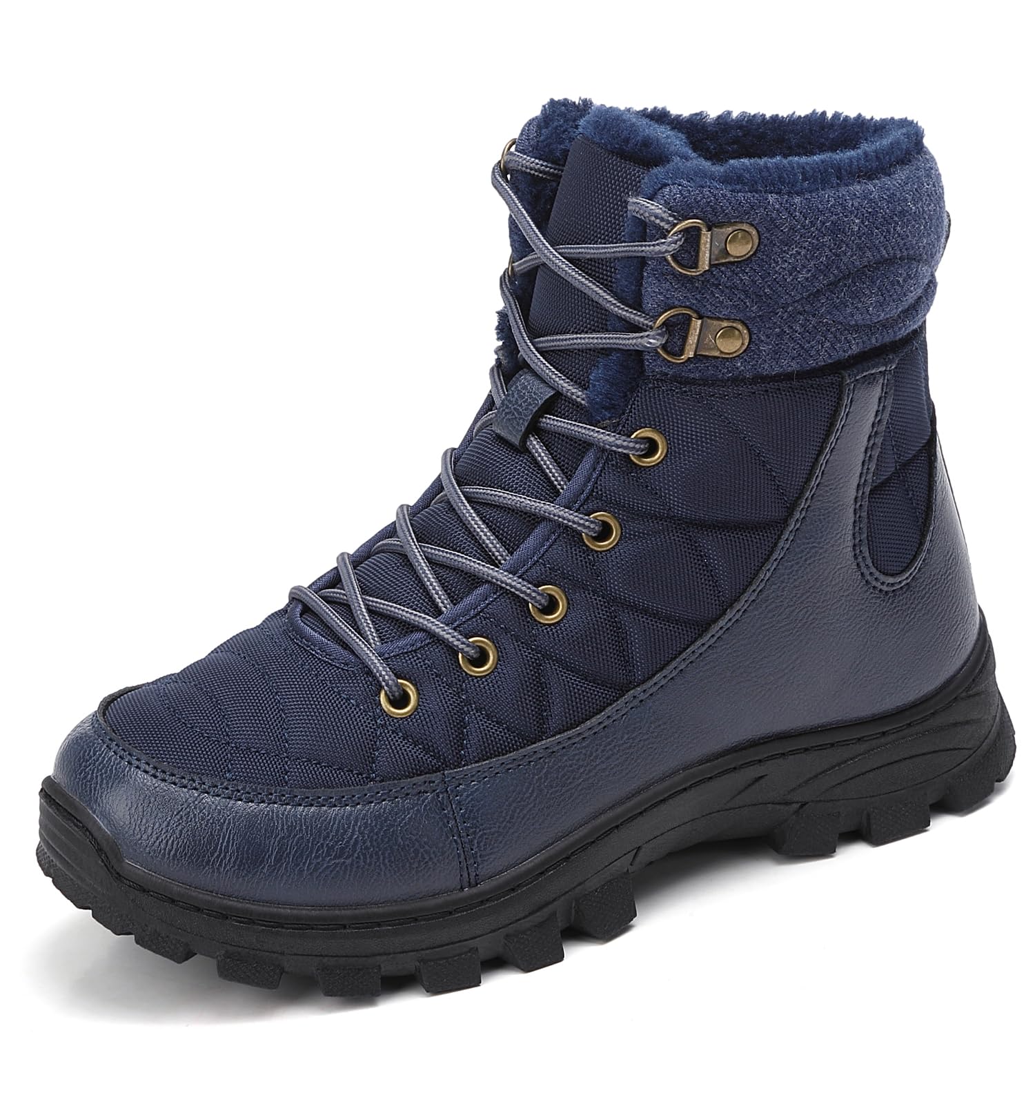 商品情報商品の説明主な仕様 【防寒保温】スノーブーツ靴内部はふんわりとしたベルボア裏地でしっかりガード！足元からつま先までを温かく包み込み、優れた保温性を発揮。厳冬期の防寒対策に最適で、通勤・通学からアウトドアまで、冷えやすい足元をしっかり温かく保ちます。【撥水加工・通気性】スノーシューズのアッパーに高品質PUレザーを採用。柔らかな履き心地でありながら、撥水加工性と通気性に優れ、突然の雨や雪でも足元を快適に保ちます。お手入れ簡単で、冬の雨雪日子も安心してお使いいただけます。【滑り止め対策】アウトソールは耐摩耗性に優れたTPR素材を採用。凹凸デザインにより抜群のグリップ力を実現し、雪道や凍った路面、雨上がりの舗装路でも滑りにくい設計です。柔軟な屈曲性で長時間の歩行も足疲れを軽減します。【足保護設計】防寒ブーツのハイカットデザインが足首をしっかりフィットさせ、捻挫防止と保温性を高め、山道や雪道など不安定な路面でも安心です。【マルチシーン対応】カジュアルでスタイリッシュなデザインなので、普段使いはもちろん、登山、トレッキング、ウィンタースポーツなど様々なシーンで大活躍。秋冬の防寒必須アイテムとして、男女問わず幅広い層におすすめです。