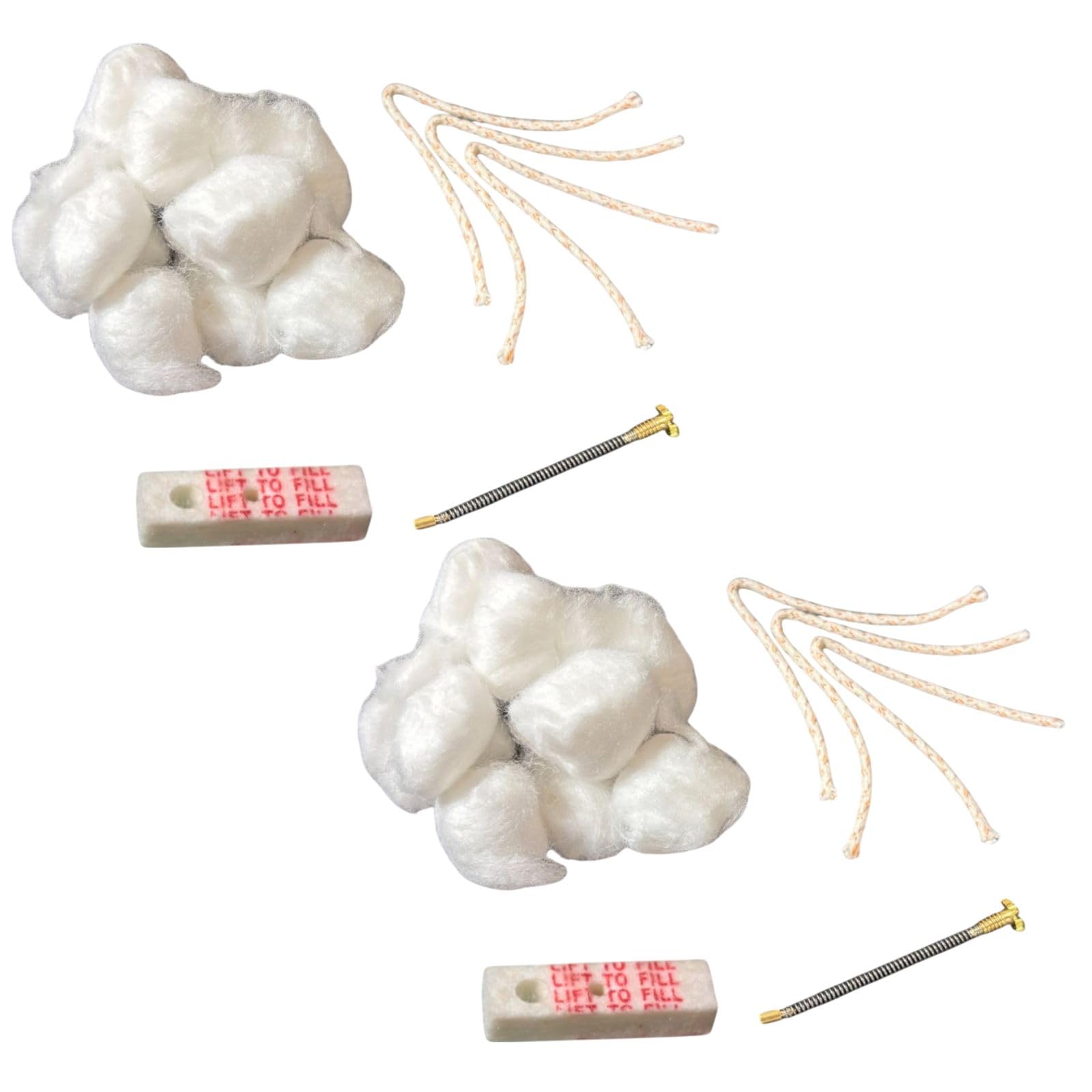 【送料無料】YESprime オイルライター メンテナンスキット ウィック芯3本 綿 フェルト スプリング 修理..