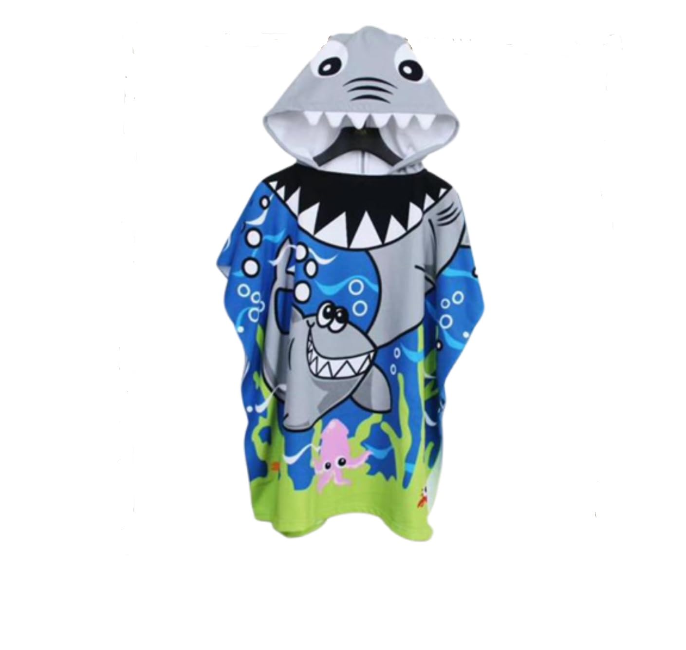 【送料無料】[yuaseiharu] バスローブ キッズ ベビー 子供 バスポンチョ フード付き バスタオル ビーチ..