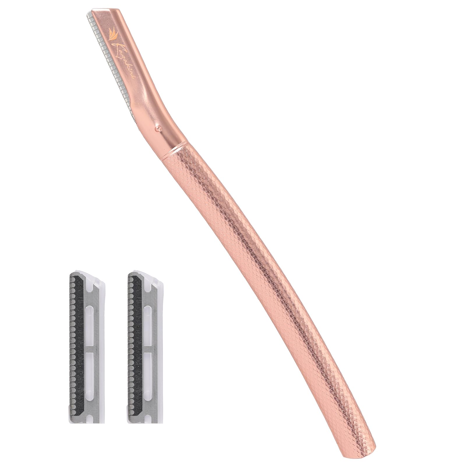 【送料無料】Kazakiri SilkEdge 顔剃り カミソリ 眉毛 産毛 安全ガード付き 替刃2枚付属 ムダ毛処理 メ..