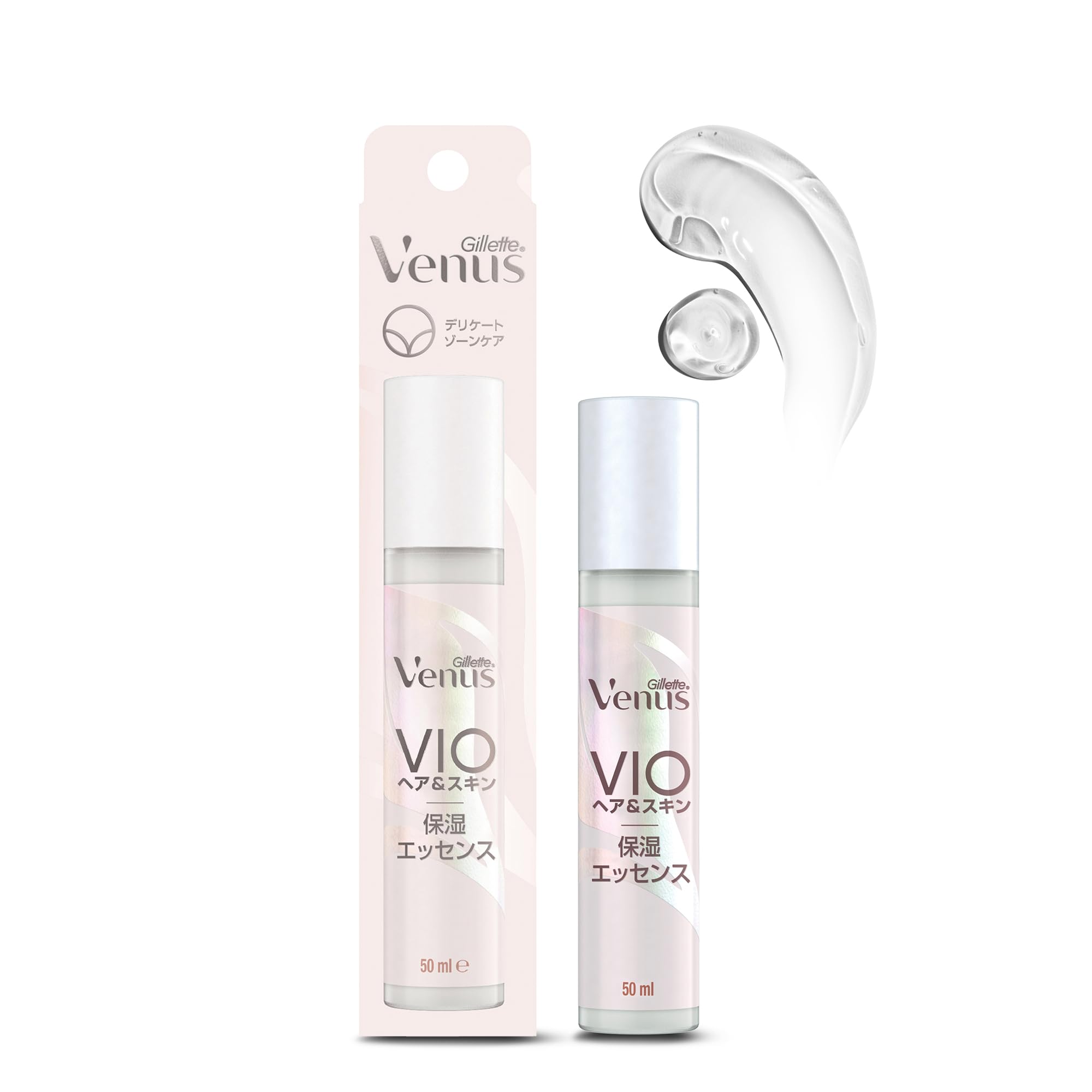 【送料無料】Gillette Venus VENUS(ヴィーナス) VIO デリケートゾーン用 女性用 保湿エッセンス 50mL 色：ホワイト