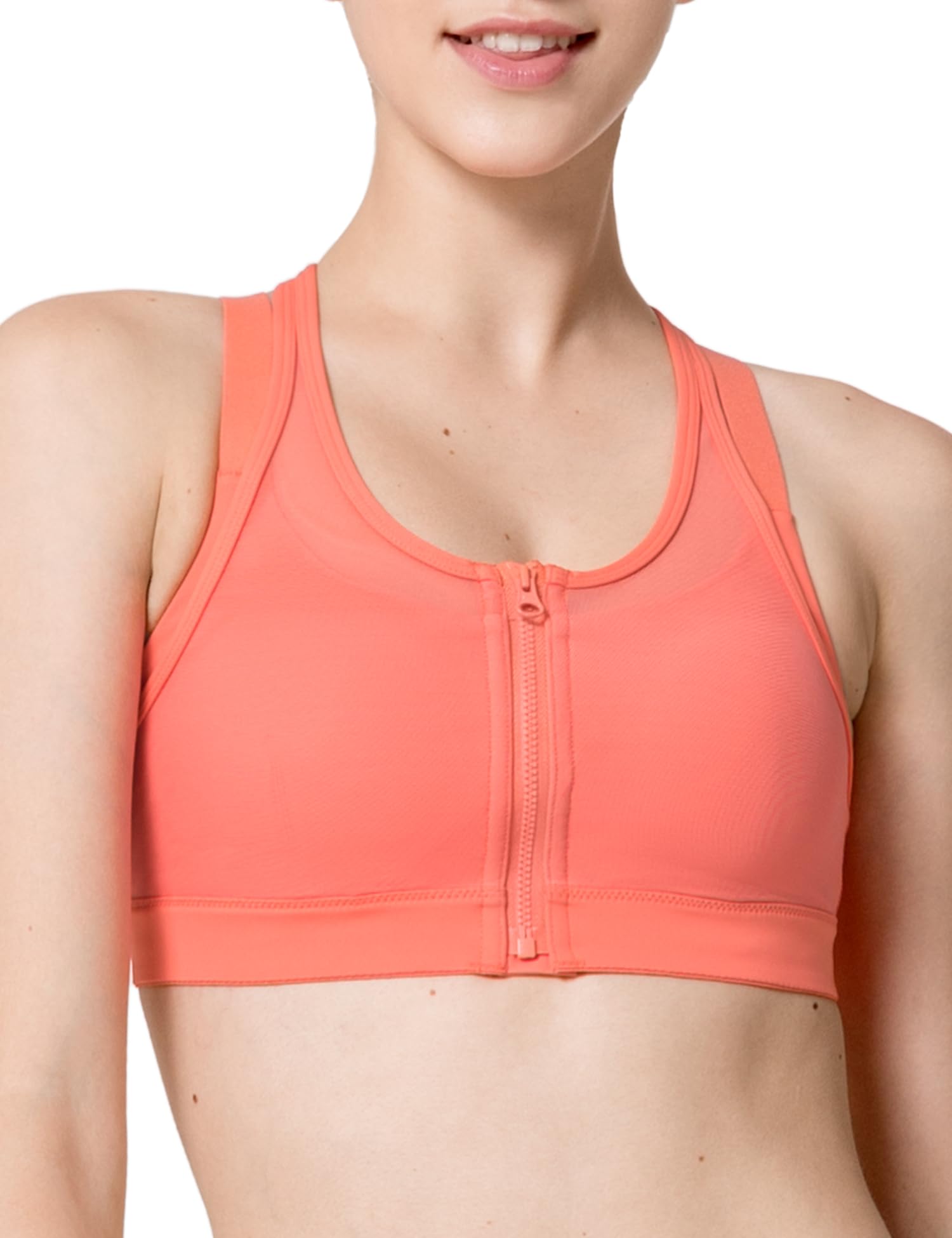 【送料無料】[Yvette] イベット スポーツブラ 揺れない しっかりサポート トレーニングウェア メッシュ..