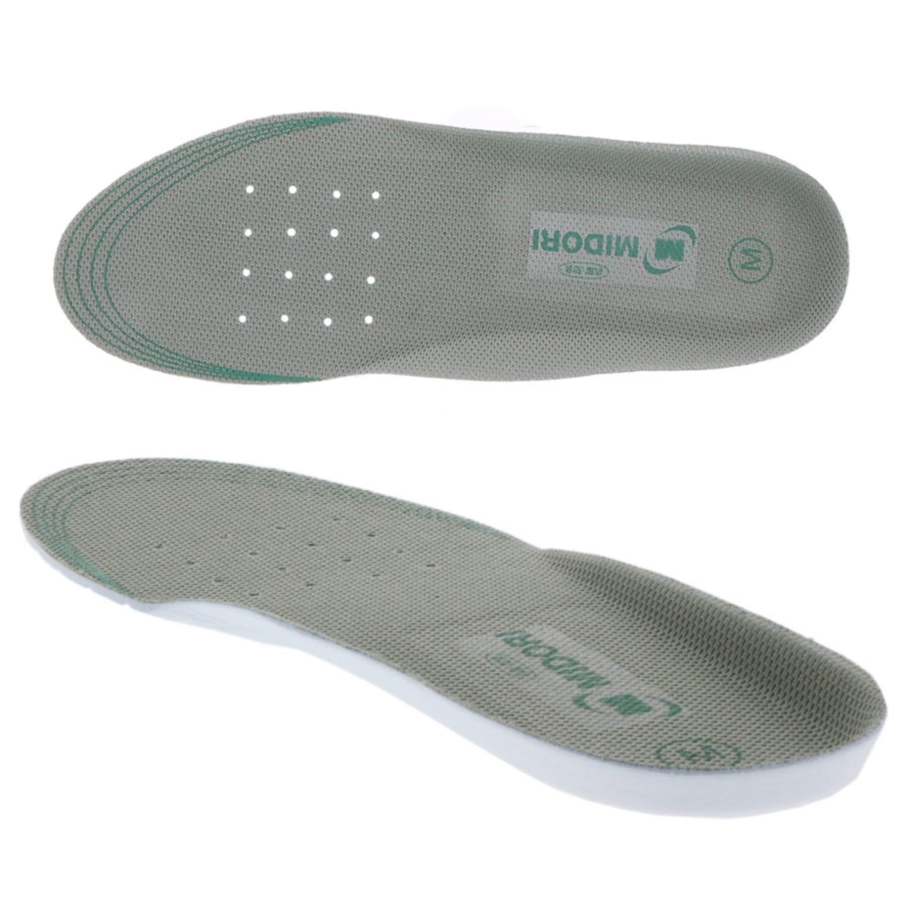 【送料無料】[ミドリ安全] 疲労軽減／クッション＆ホールド 《抗菌防臭》 カップインソール AD-31WP 色：グレー、サイズ：M（25～26.5cm）