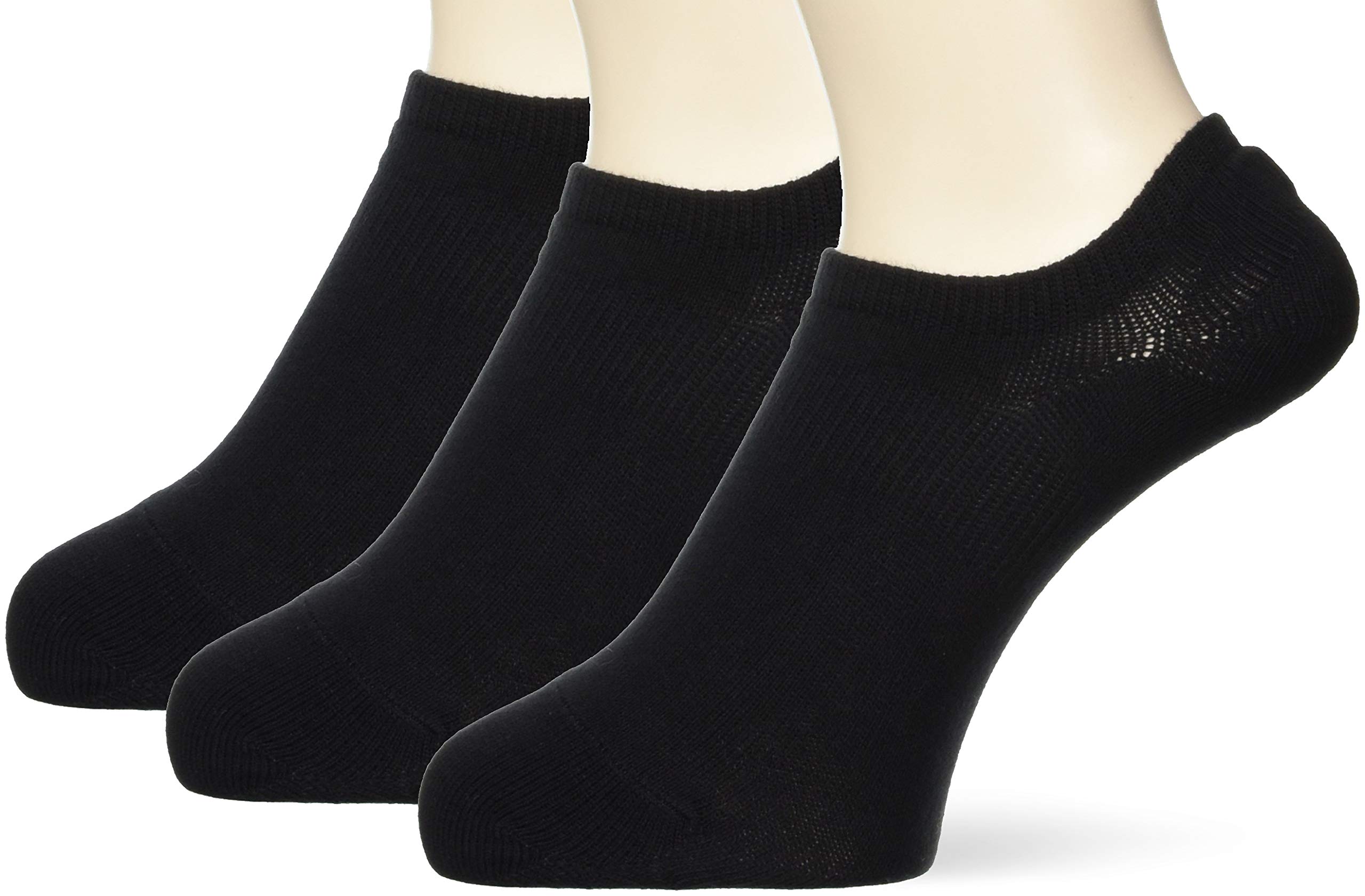 【送料無料】[オカモト] 脱げない ココピタ メンズ スニーカー用 深め 綿混 カジュアル D480-422 色：ブラック、サイズ：25 cm-27 cm