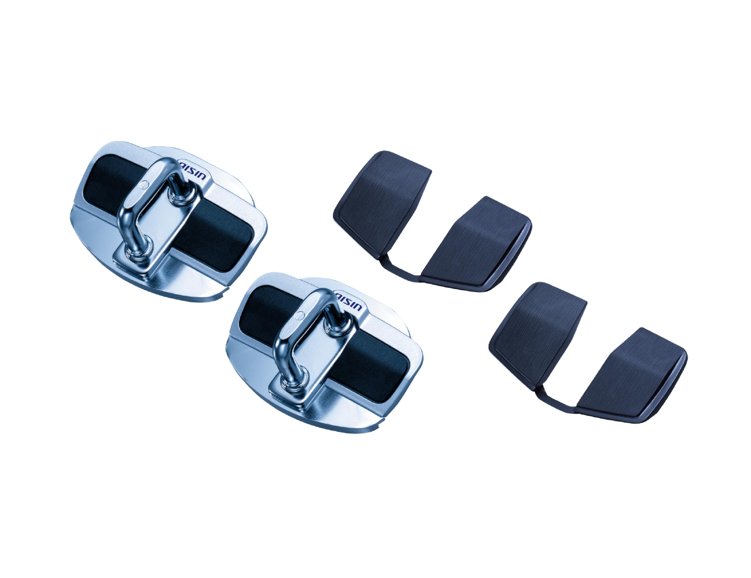 【送料無料】アイシン(AISIN) 自動車用 ドアスタビライザー 機能部品パーツ シリーズ 色：シルバー、サイズ：2個セット