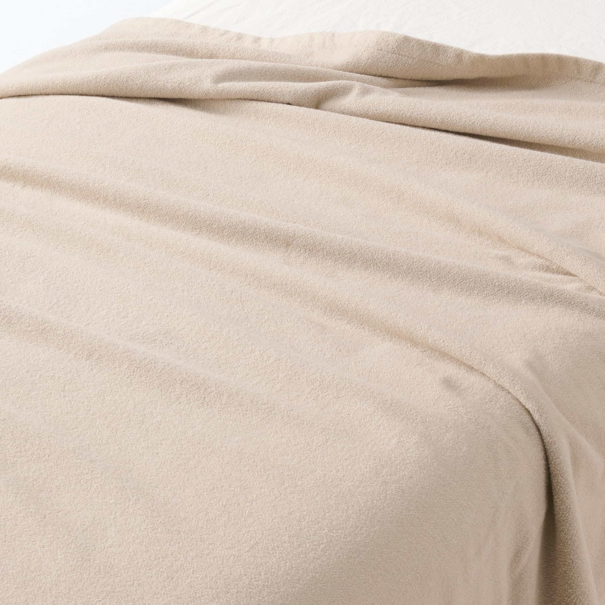 【送料無料】無印良品 パイル織 タオルケット 色：ベージュ、サイズ：シングル