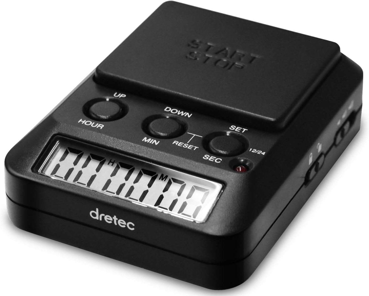 【送料無料】dretec(ドリテック) 勉強タイマーバリエーション 色：ブラック、サイズ：W6×D8×H2.3cm