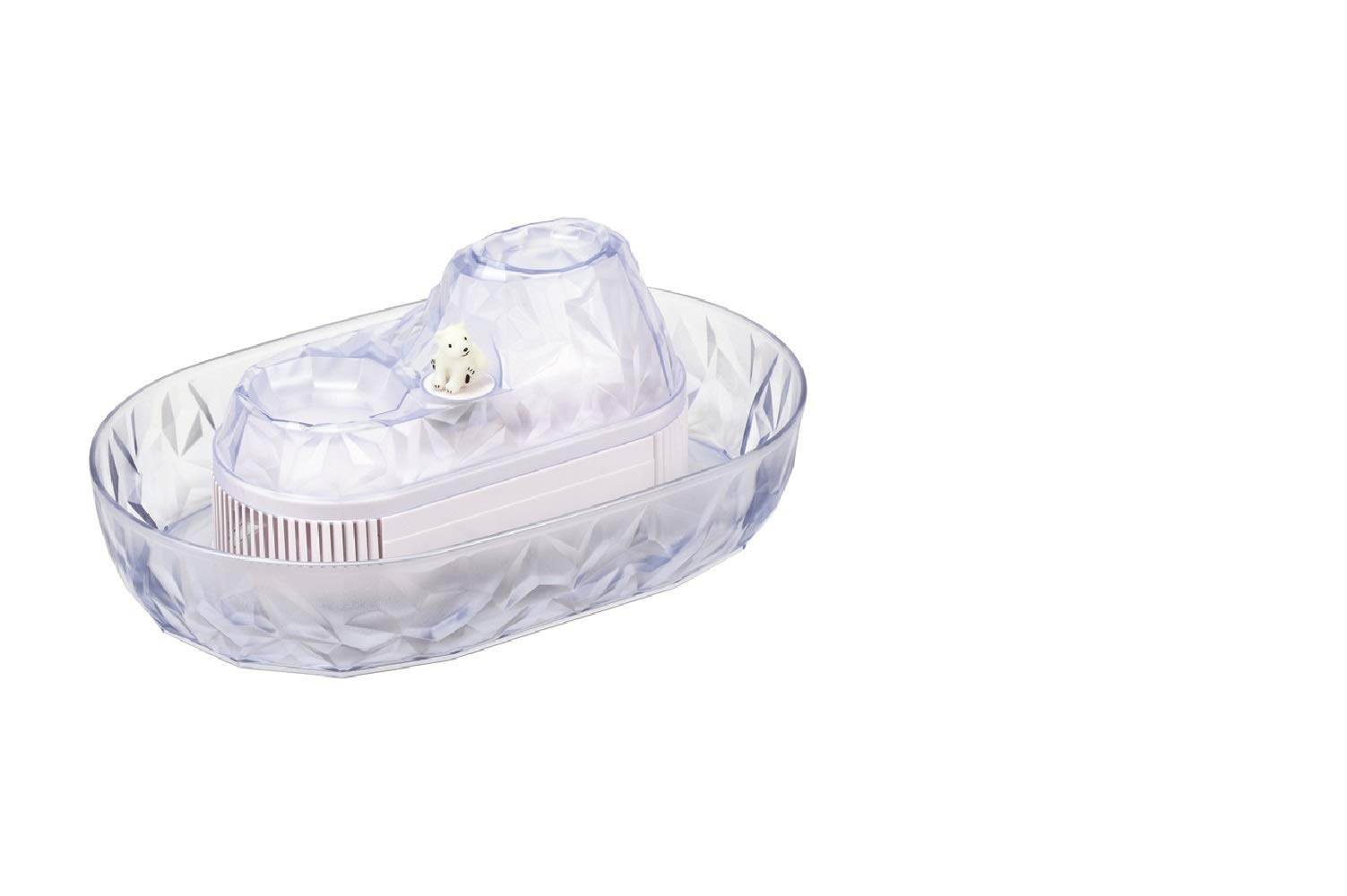 【送料無料】パール金属 そうめん流し器 流氷 しろくま 色：ホワイト、サイズ：長さ39cm