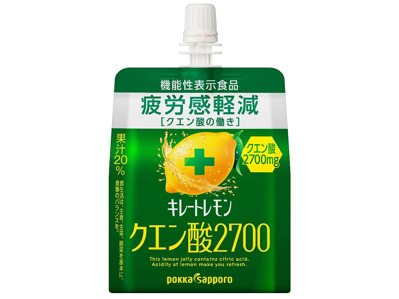 【送料無料】ポッカサッポロ キレートレモンクエン酸2700ゼリー165g×30個 サイズ：165グラム×30個