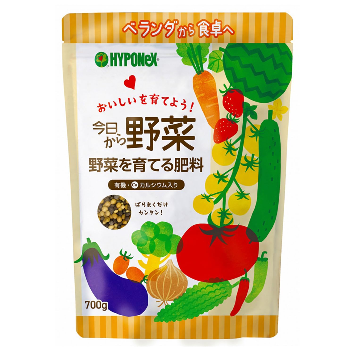 【送料無料】ハイポネックス 今日から野菜 700g サイズ：700g