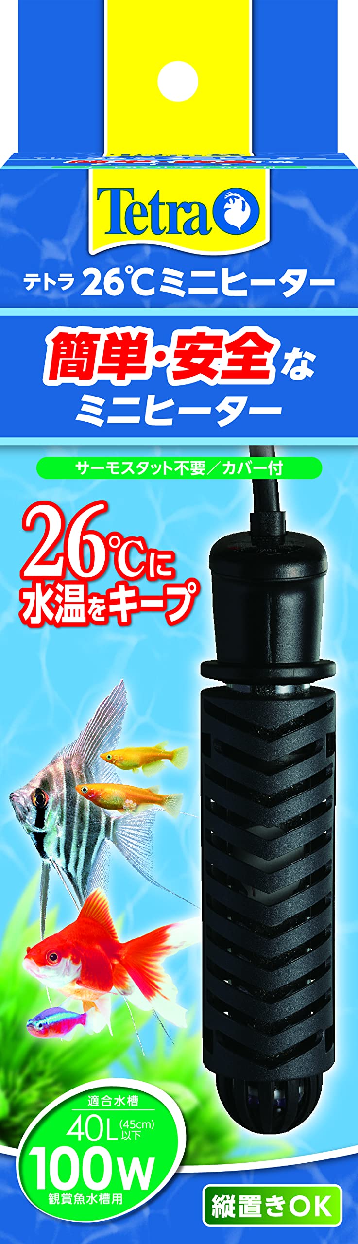 【送料無料】テトラ (Tetra) ミニヒーター その他 魚 色：100w、サイズ：100w