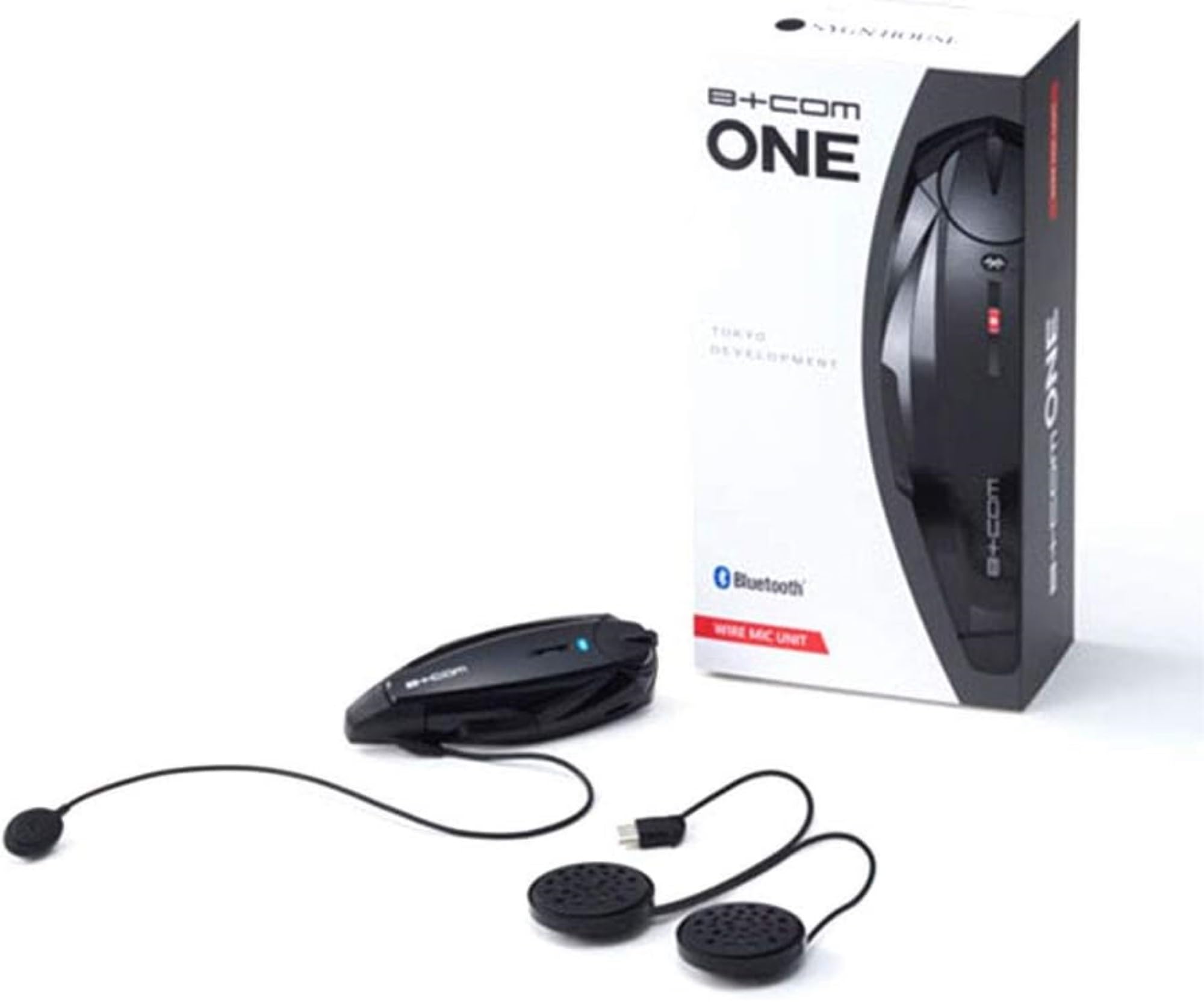 【送料無料】SYGN HOUSE(サインハウス) バイク用 インカム Bluetooth コミュニケーションシステム スタンダードモデル B+COM ONE (ビーコム ワン) 色：1)ブラック、サイズ：ワイヤーマイク