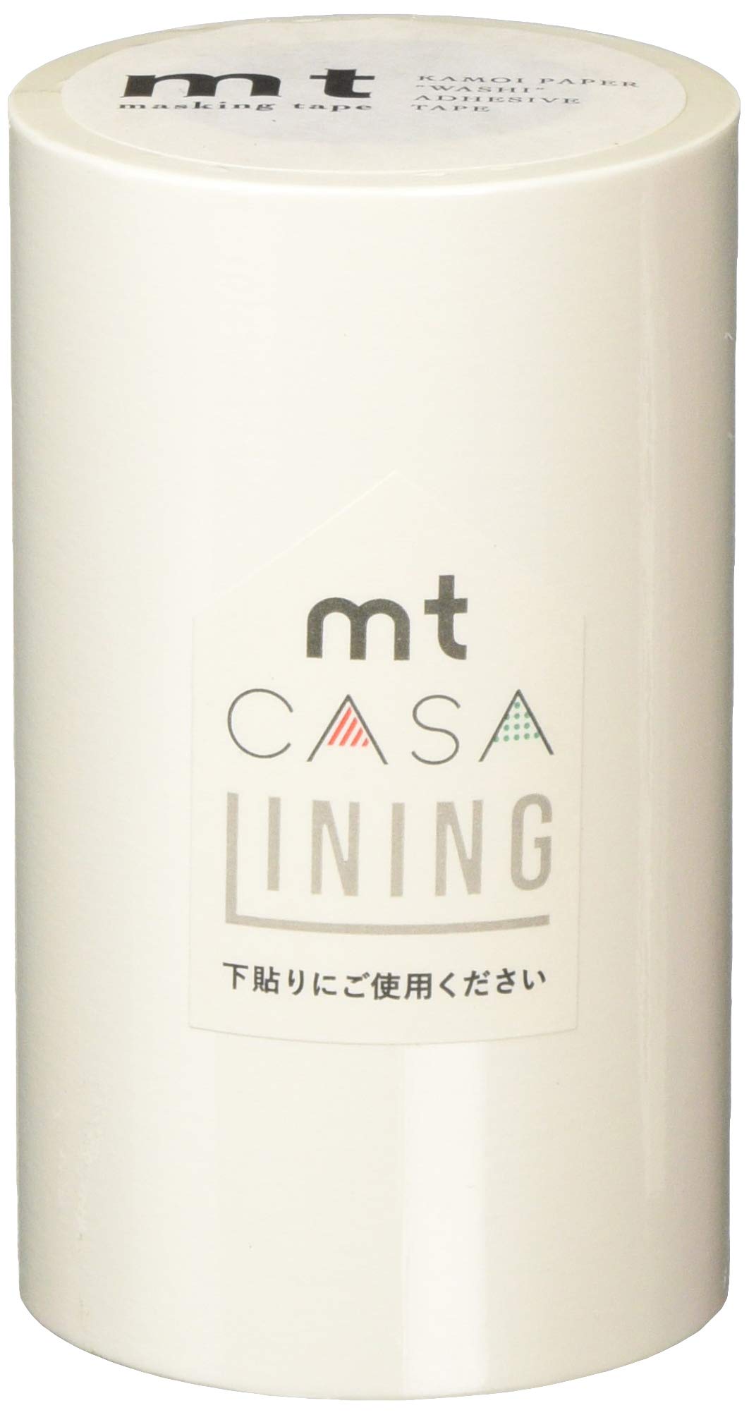 【送料無料】カモ井加工紙 mt CASA LINING 100mm MTCALI02 [100mm×20m] 壁紙 下貼り用 色：下貼り用、サイズ：幅100mm×長さ20m