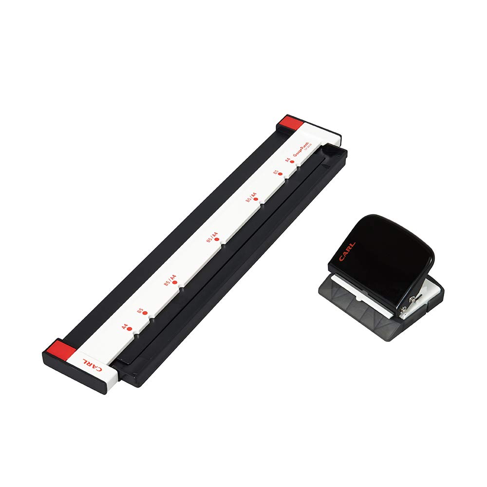 【送料無料】カール事務器(CARL) ルーズリーフパンチ ゲージパンチ 色：ブラック、サイズ：A4/30穴、B5..
