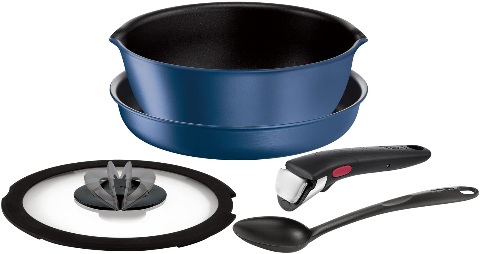 【送料無料】ティファール 取っ手のとれる 鍋 フライパンセット IH ガス火対応 PFOAなどの有害物質不使..