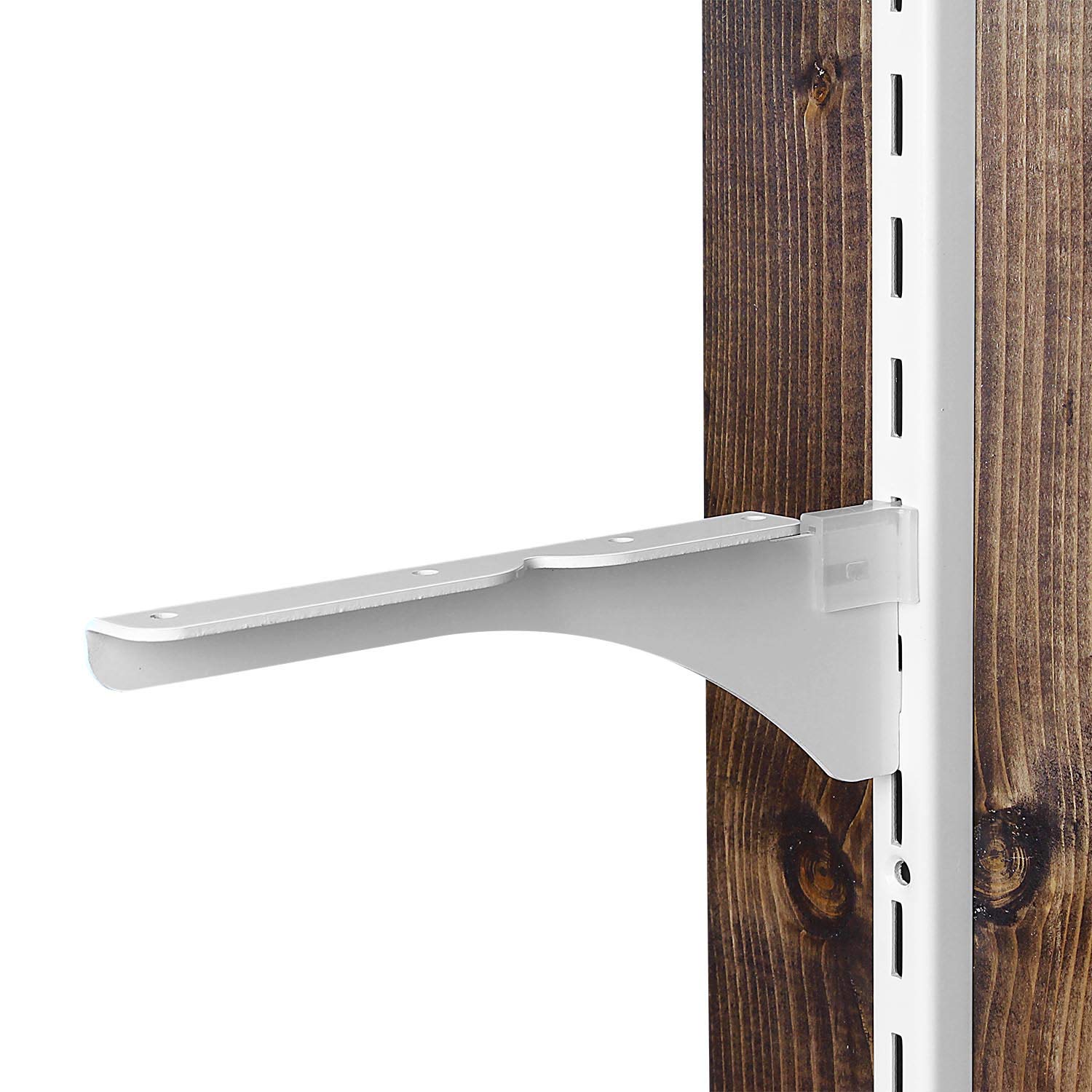 【送料無料】和気産業(Waki Sangyo) 1×4ピラシェル棚受 棚受け金具 色：白、サイズ：2枚用