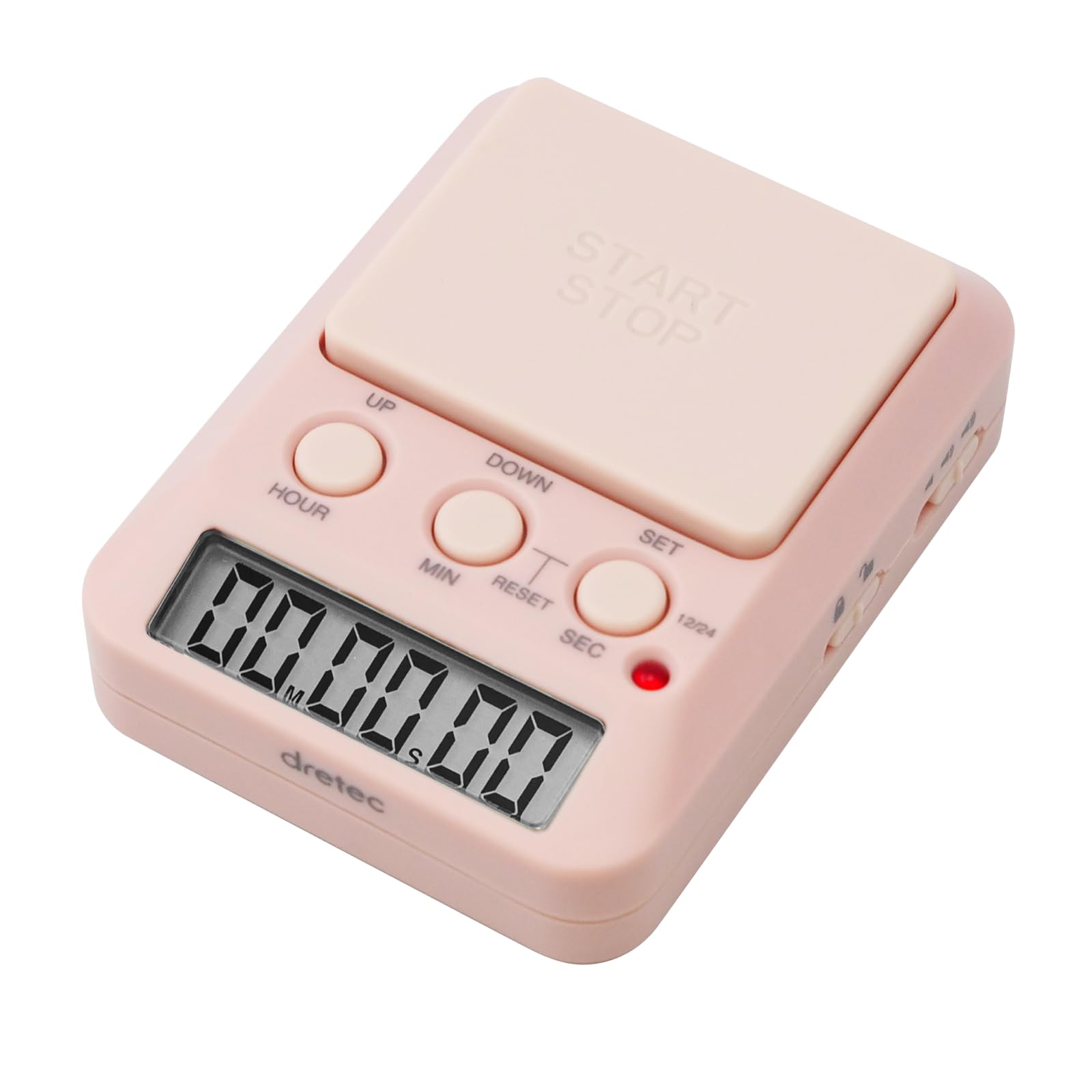 【送料無料】dretec(ドリテック) 勉強タイマーバリエーション 色：限定カラー ピンク、サイズ：小型