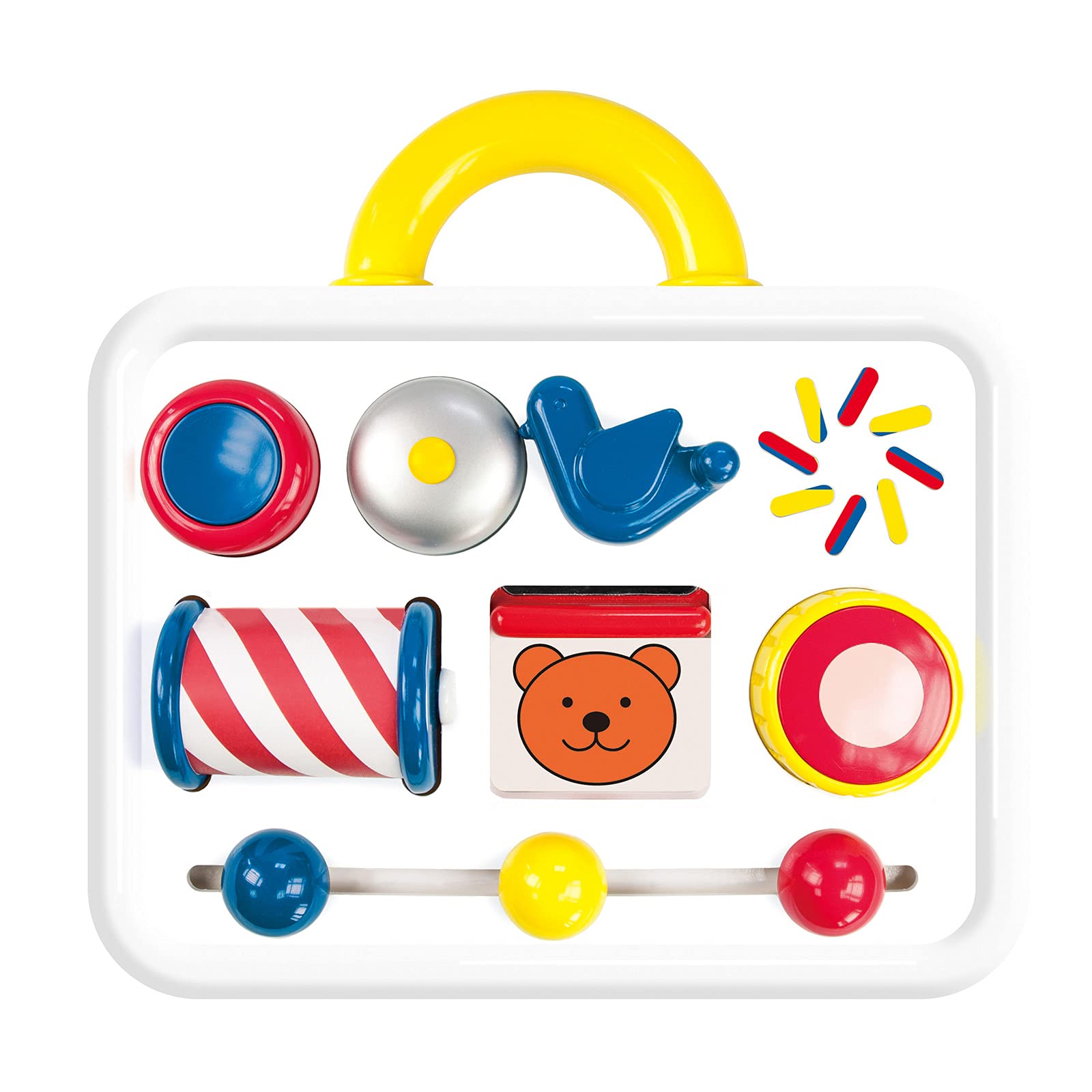 【送料無料】ボーネルンド (BorneLund) アンビトーイ (ambi toys) ひまわりラトル 6ヶ月頃から AM31127J 色：アクティビティ・ケース、サイズ：6ヶ月頃~