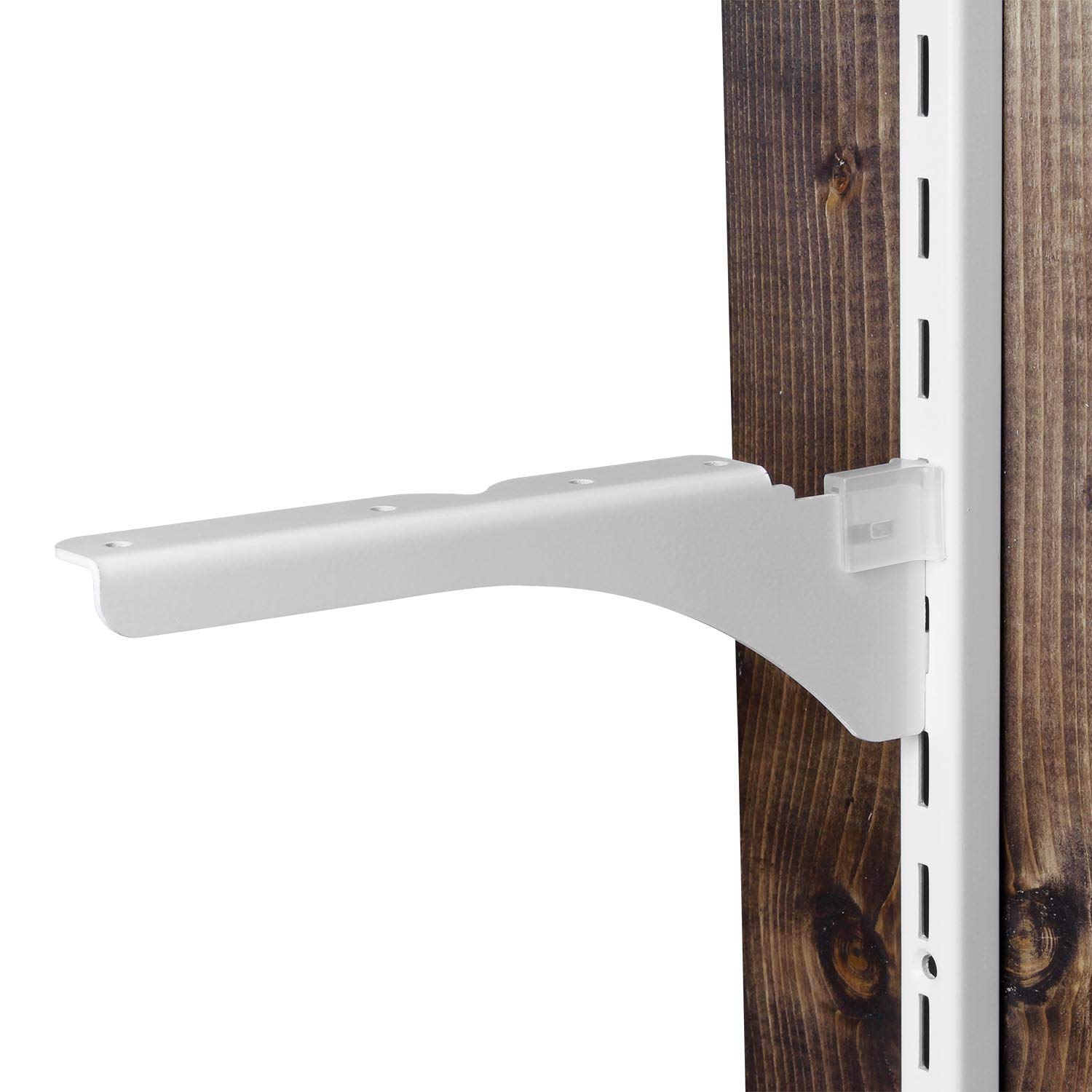 【送料無料】和気産業(Waki Sangyo) 1×4ピラシェル棚受 棚受け金具 色：白、サイズ：2枚用