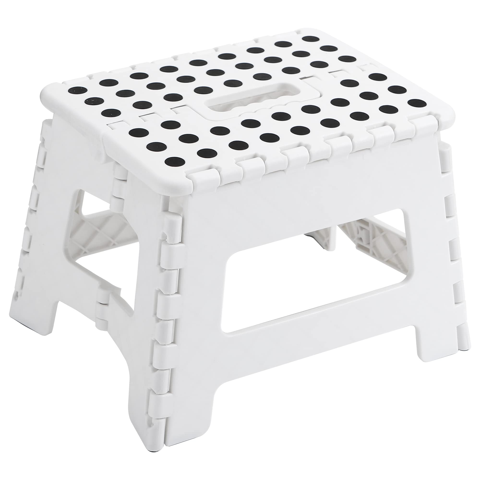 【送料無料】【 限定】チチロバ (TITIROBA) 踏み台 折りたたみ ステップ スツール脚立 洗車 釣り 室内 アウトドア 耐荷重100kg 滑り止め付 折りたたみチェア 色：ホワイト、サイズ：高さ22cm
