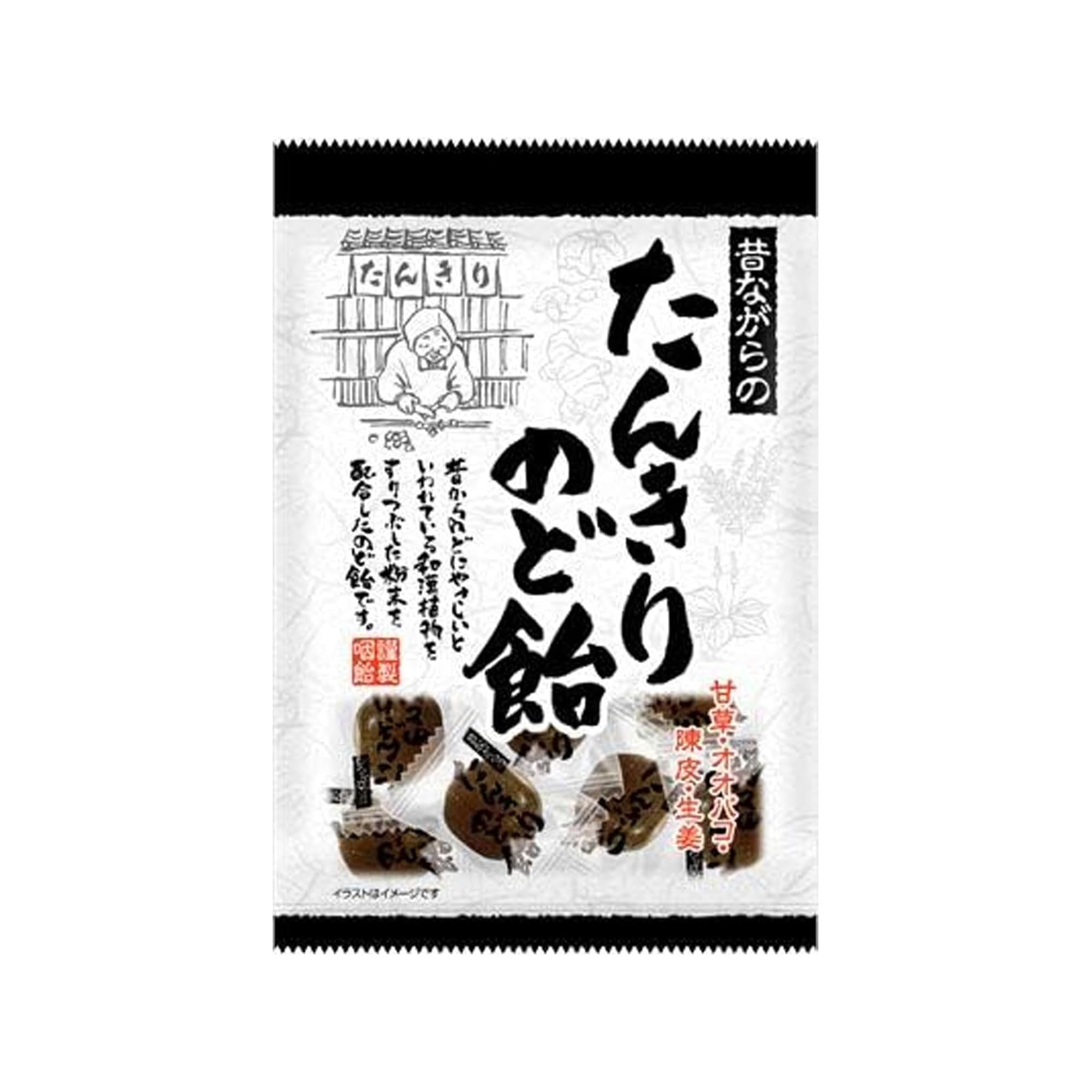【送料無料】たんきりのど飴 110g 色：ホワイト、サイズ：110グラム (x 1)