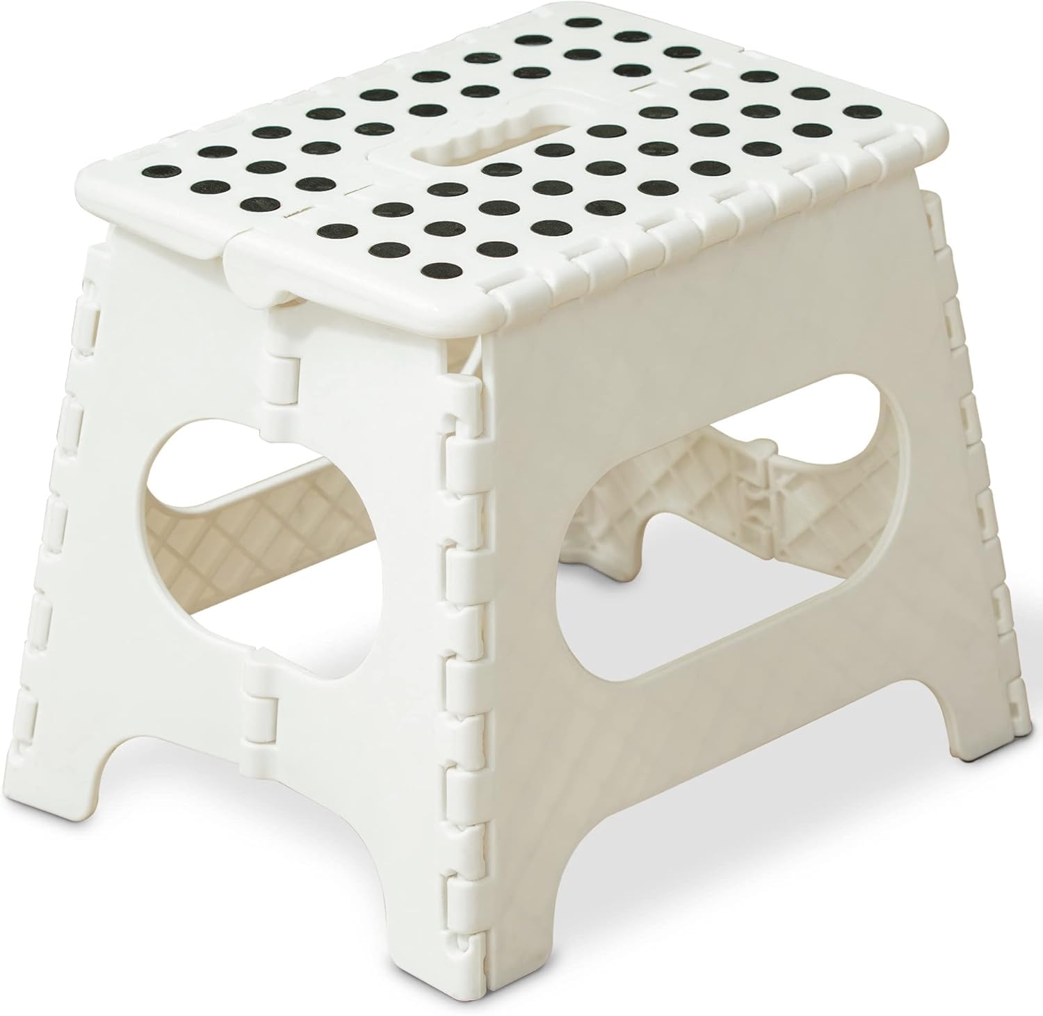 【送料無料】【 限定】チチロバ (TITIROBA) 踏み台 折りたたみ ステップ スツール脚立 洗車 釣り 室内 アウトドア 耐荷重100kg 滑り止め付 折りたたみチェア 色：ホワイト、サイズ：高さ27cm