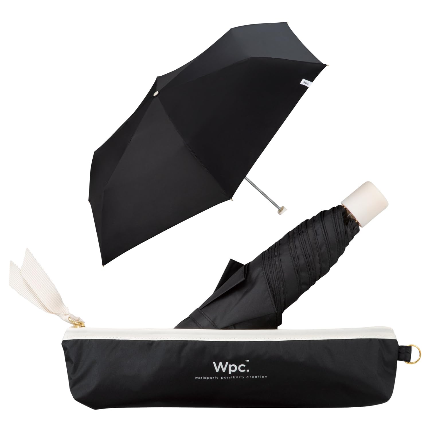 【送料無料】Wpc. 日傘 オールウェザーパラソル 折りたたみ傘 50cm レディース 晴雨兼用 遮光 UVカット..