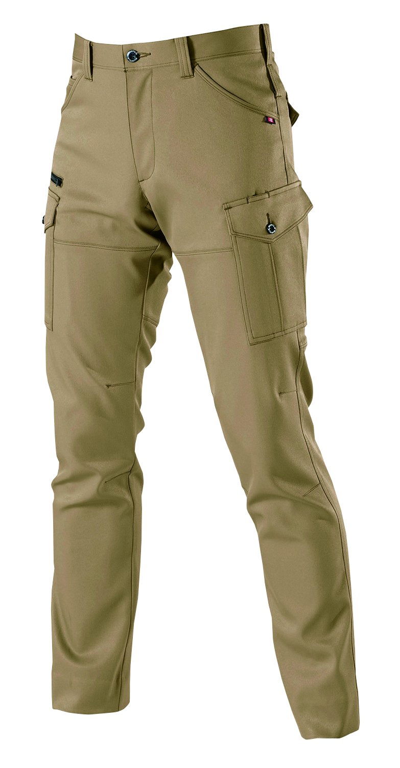 【送料無料】BURTLE バートル カーゴパンツ 秋冬用 9072 色：カーキ、サイズ：L