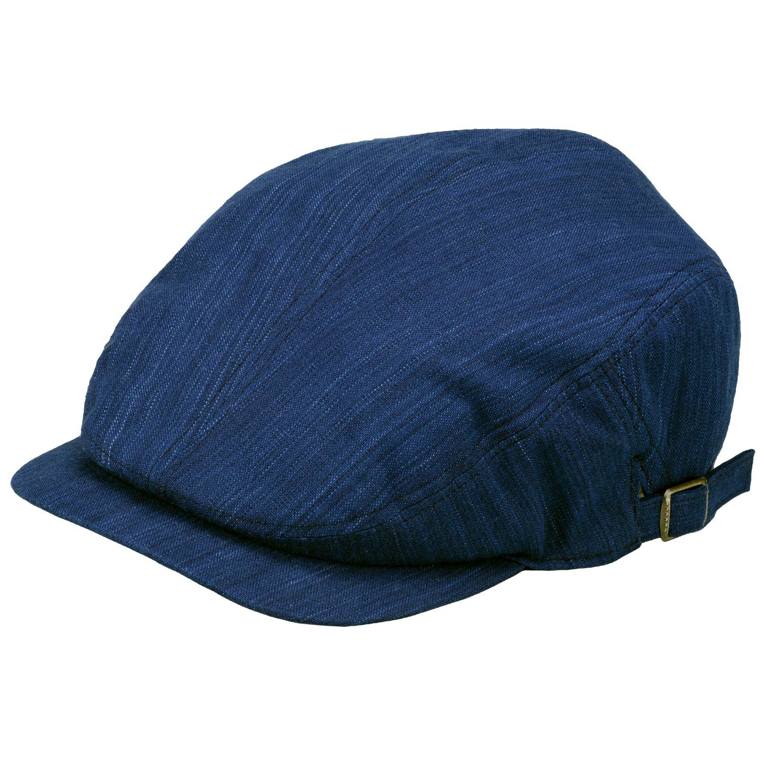 【送料無料】[ORIHARA STYLE] （オリハラスタイル） 小島屋 武州正藍染 ハンチングキャップ（ メンズ ハンチング帽 たためる帽子 たためる 丸める 丸める帽子 日本製 JAPAN 日除け 日よけ 紫外線 UV 日焼け防止 ） RAORH005 色：インディゴブルー、サイズ：Free Size