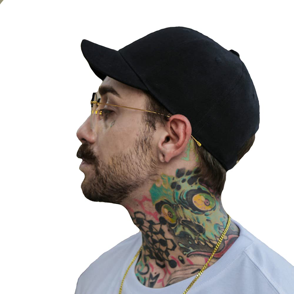 【送料無料】[Croogo] アンパイアキャップ メンズ ショートブリム コットン 大きいサイズ 短ツバ トラ..