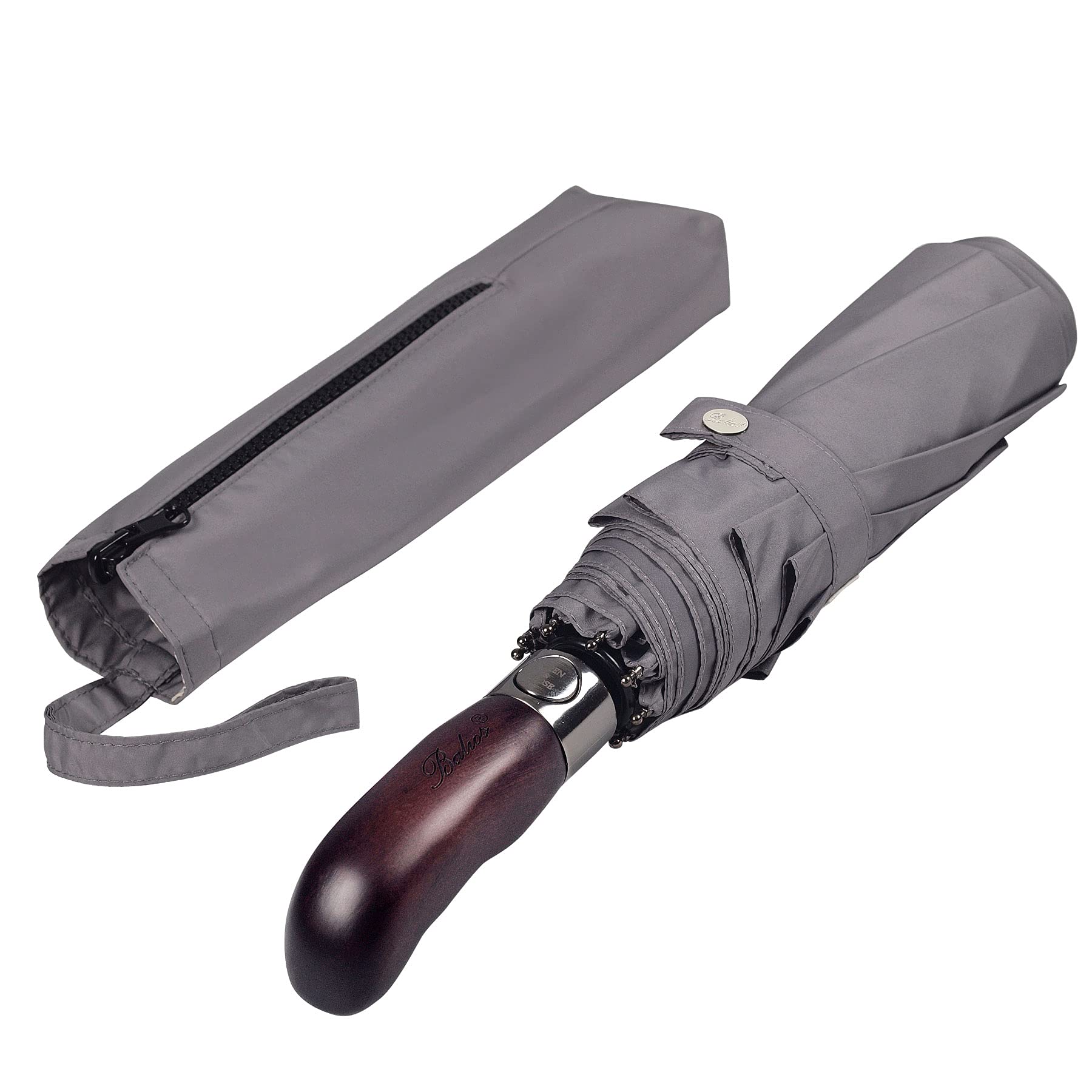 【送料無料】英国紳士の傘 【雑誌GQ掲載】 木目が美しい天然木ハンドル 英国Balios バリオス ダブルキ..