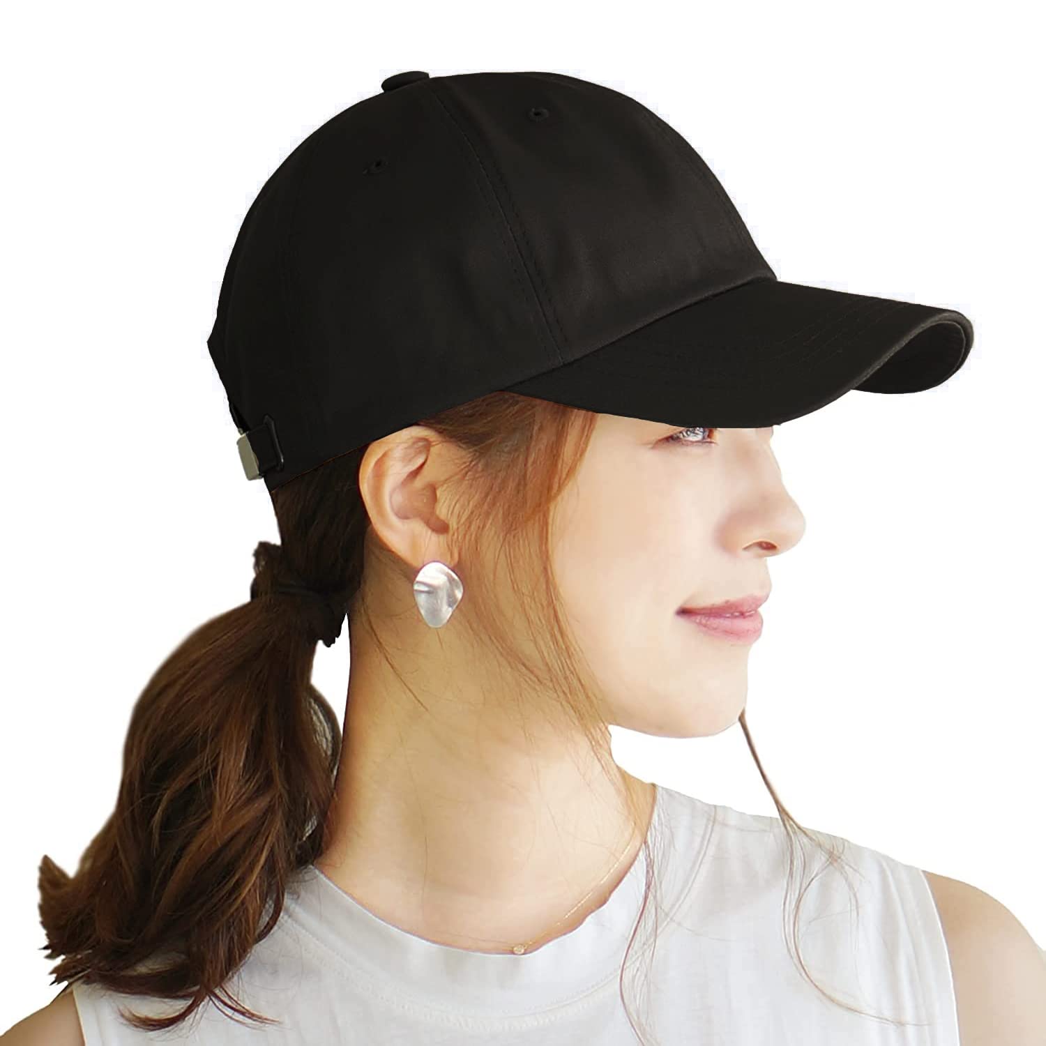 【送料無料】[hanahana15] キャップ メンズ レディース 深め Lサイズ 遮光100％ 紫外線99％カット UV ..