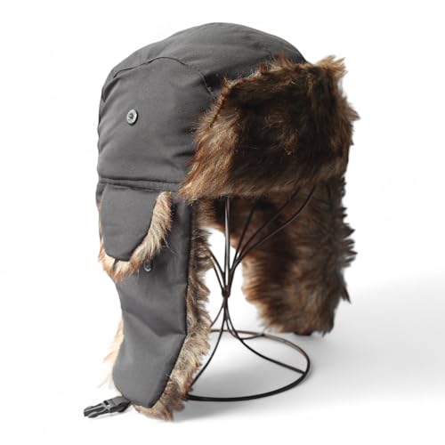 【送料無料】[Librass] フライトキャップ パイロットキャップ ボンバーハット 飛行帽 防寒 アウトドア ..