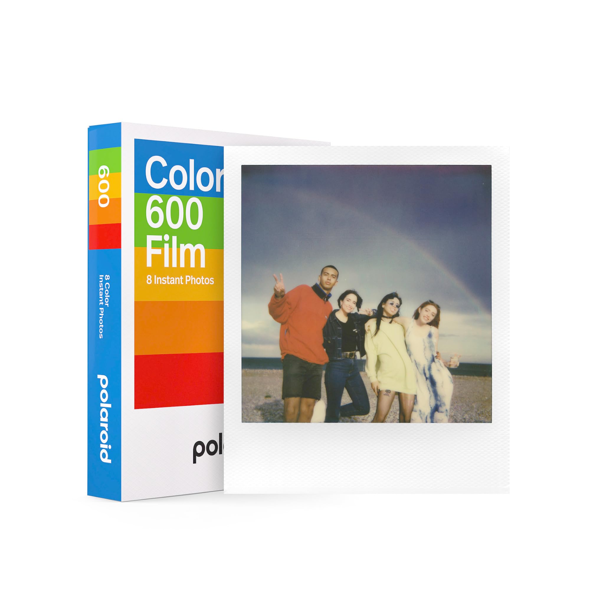 【送料無料】Polaroid(ポラロイド) インスタントフィルム 600 Film 色：ホワイト、サイズ：8枚入り