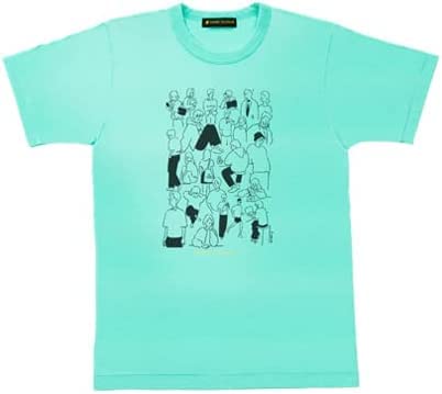 【送料無料】ミント サイズLL 2022 24時間テレビ チャリTシャツ 二宮和也 中丸雄一 山田涼介 菊池風磨 長場雄 色：ターコイズ、サイズ：XL