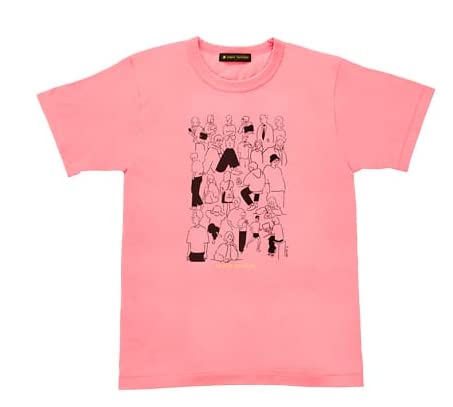 【送料無料】24HTV45 チャリTシャツ 24時間テレビ 2022年 長場デザイン 色：ピンク、サイズ：LL